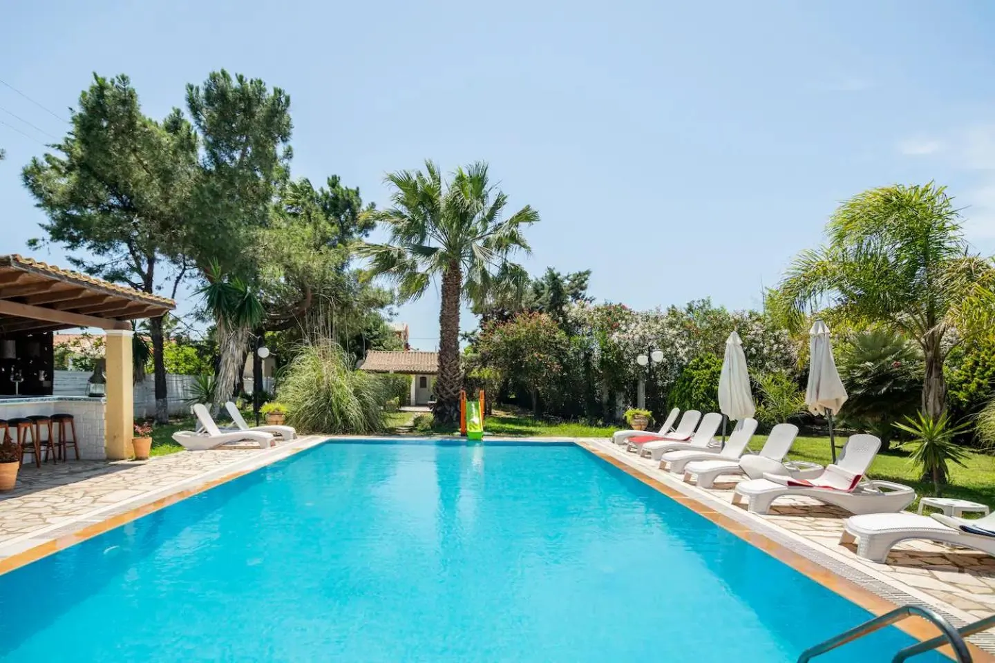 Pool view in St. George Villa