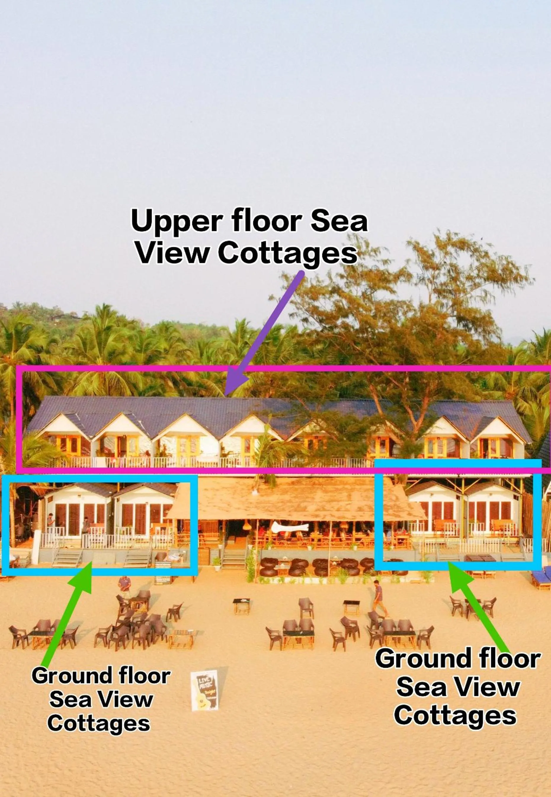 Property building in Agonda Serenity Resort