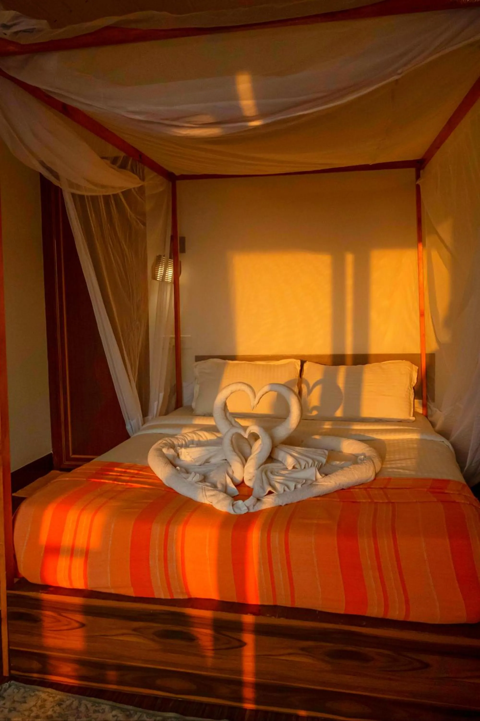 Bed in Agonda Serenity Resort