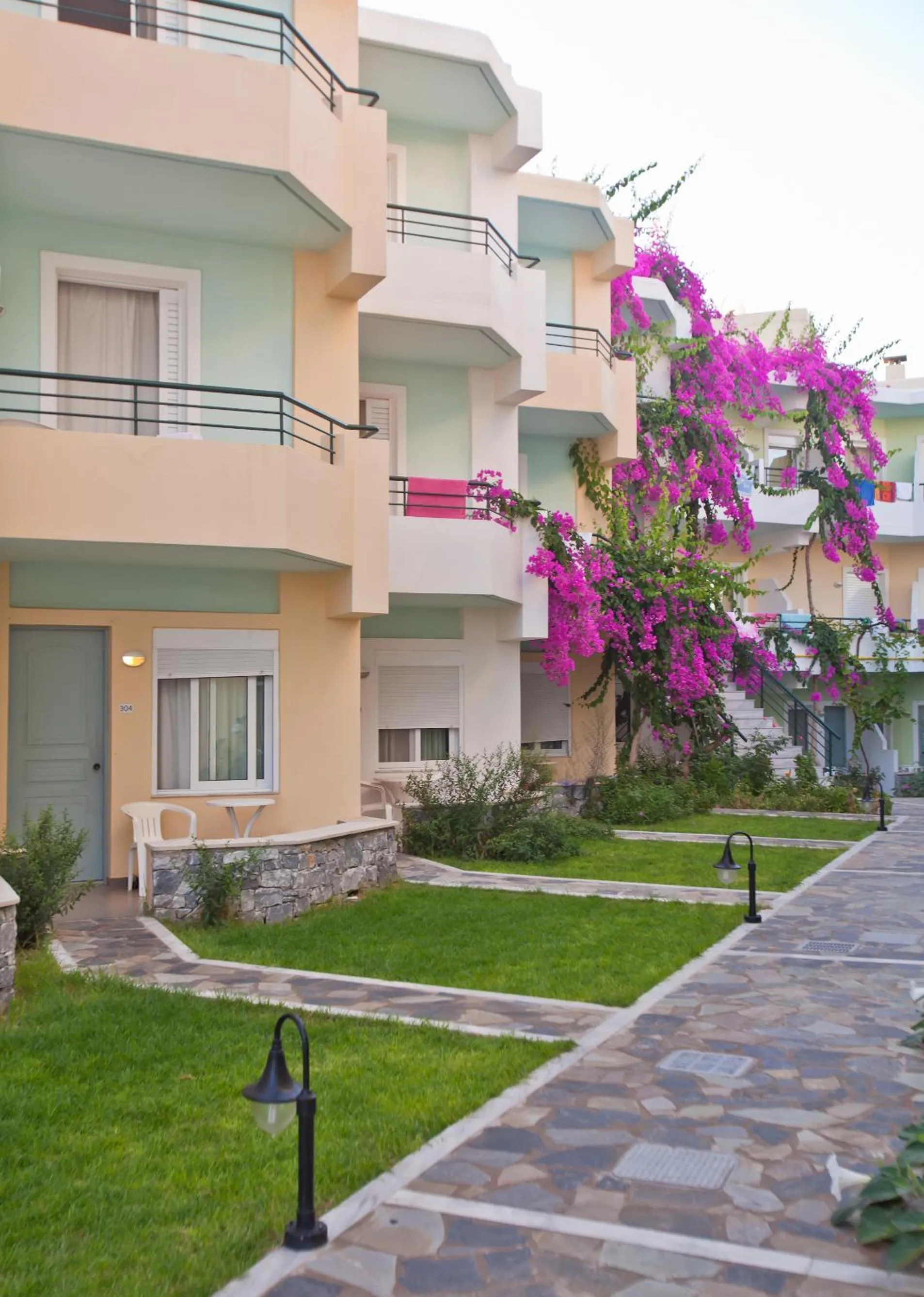 Garden in Dedalos Beach Hotel