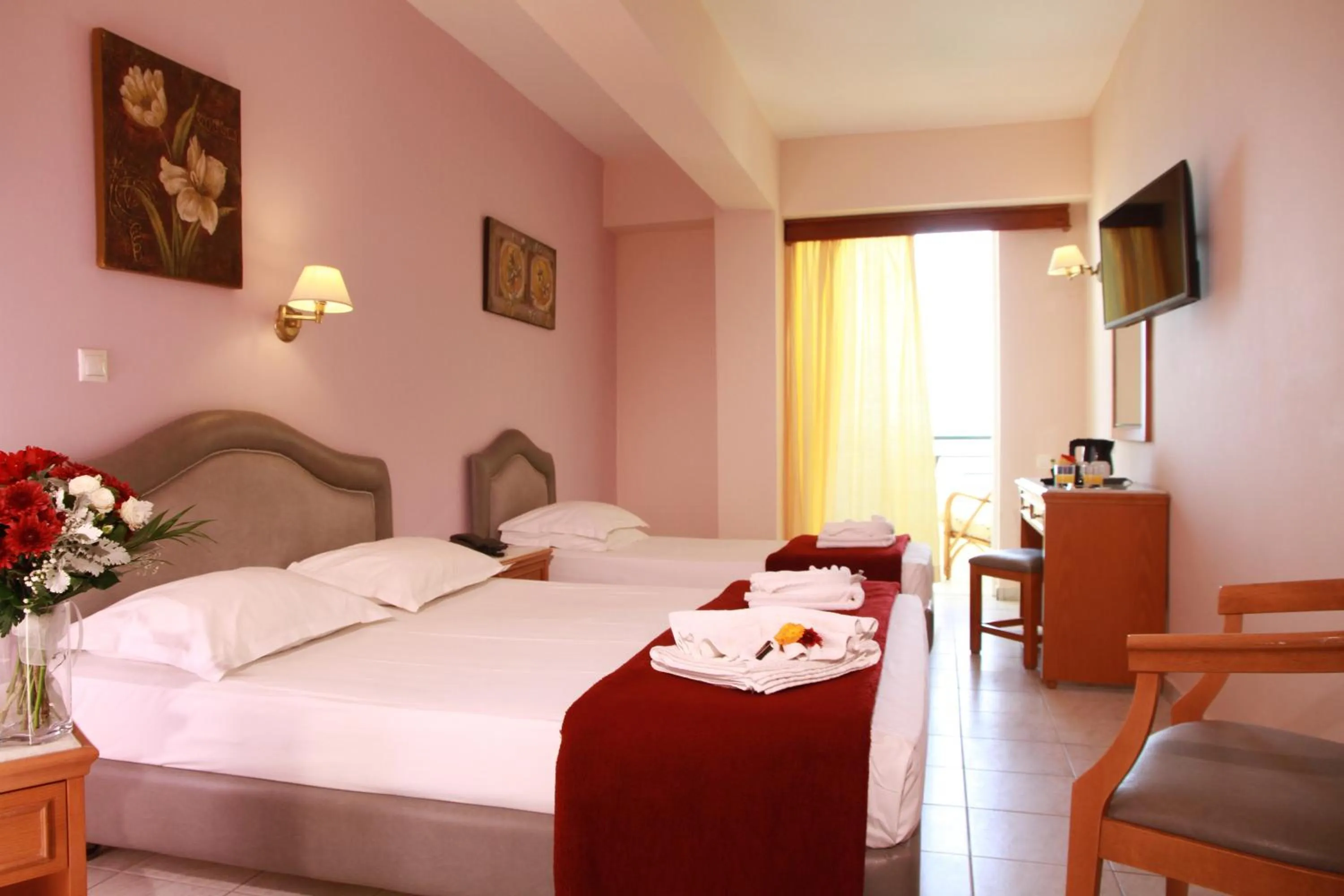 Photo of the whole room, Bed in Dedalos Beach Hotel