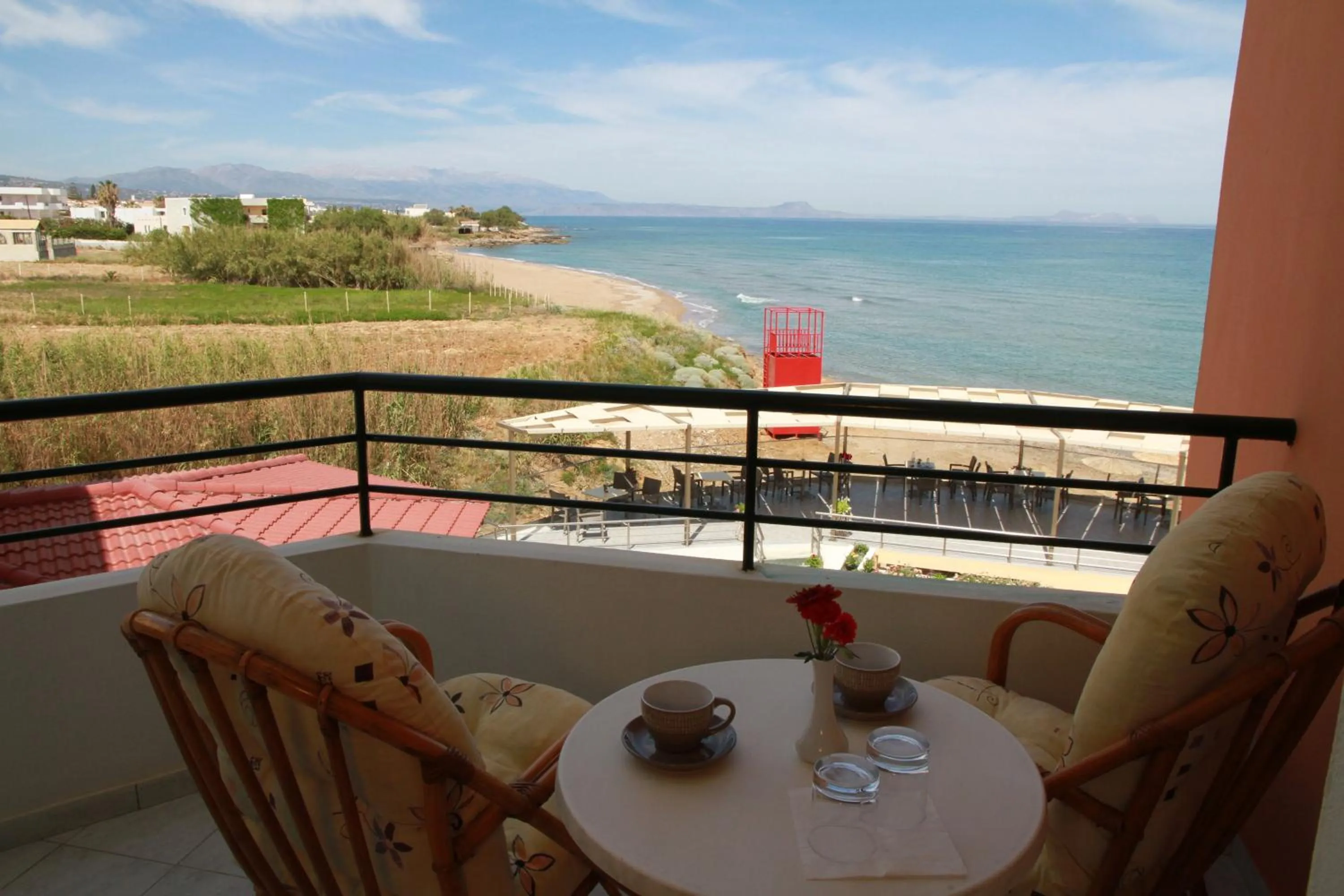 Balcony/Terrace in Dedalos Beach Hotel