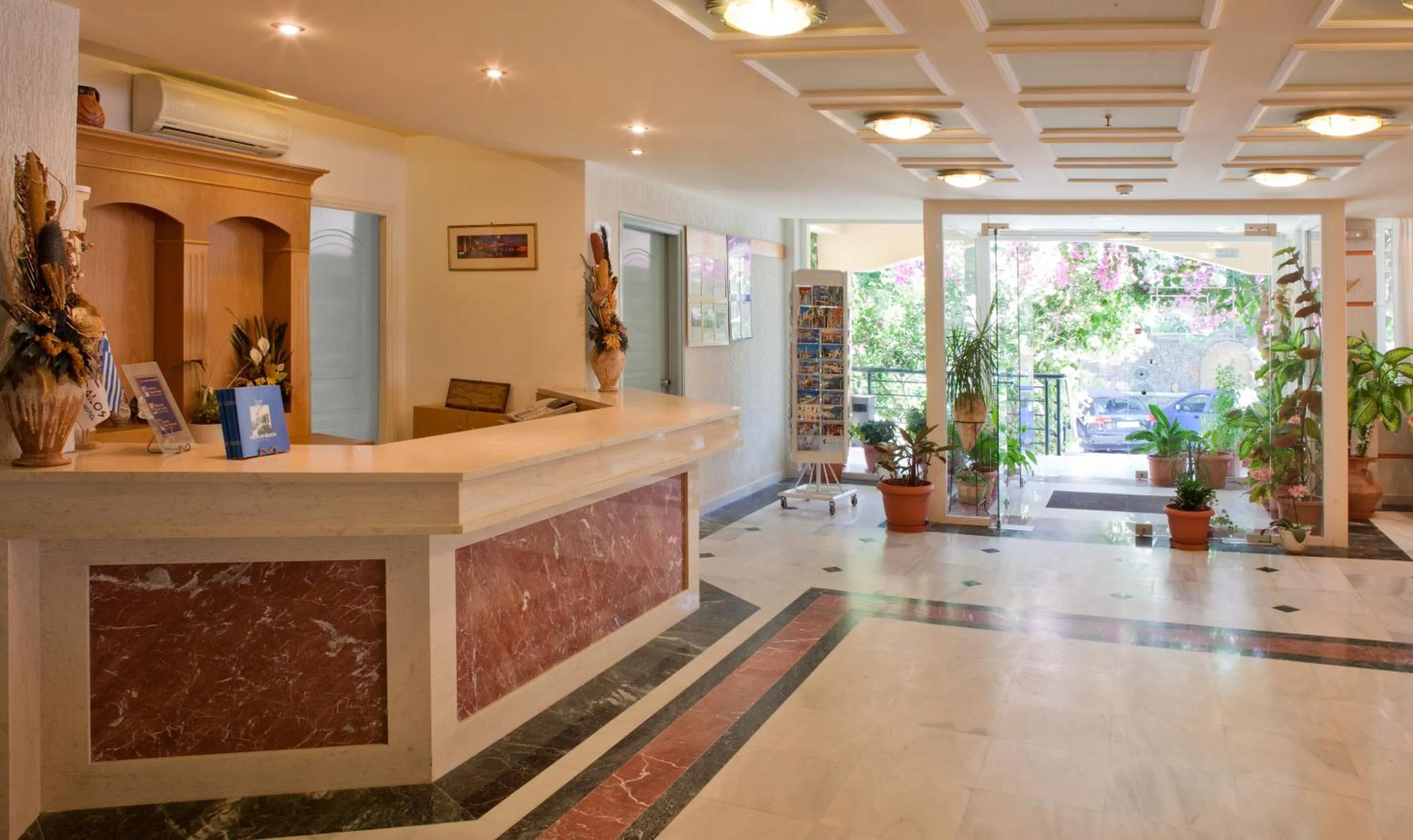 Lobby or reception in Dedalos Beach Hotel