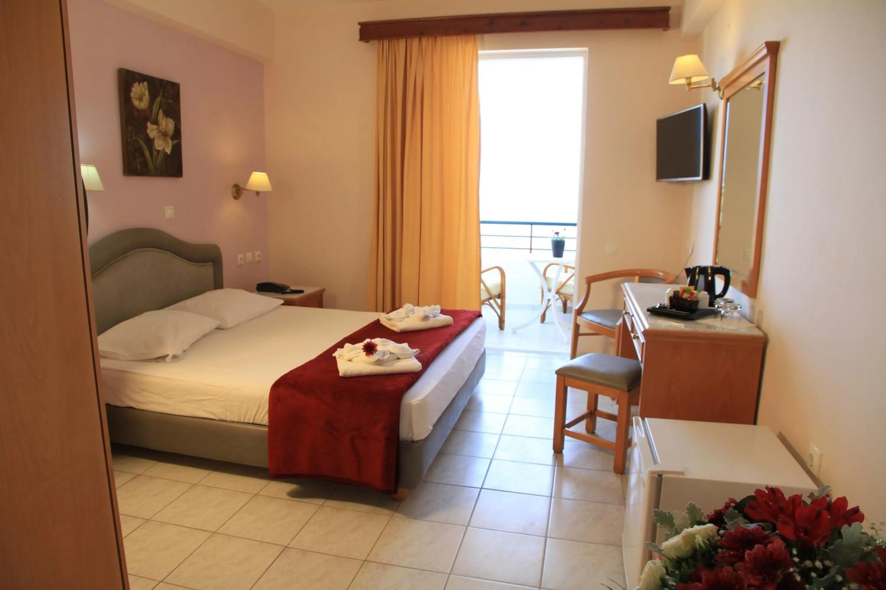 Photo of the whole room, Bed in Dedalos Beach Hotel