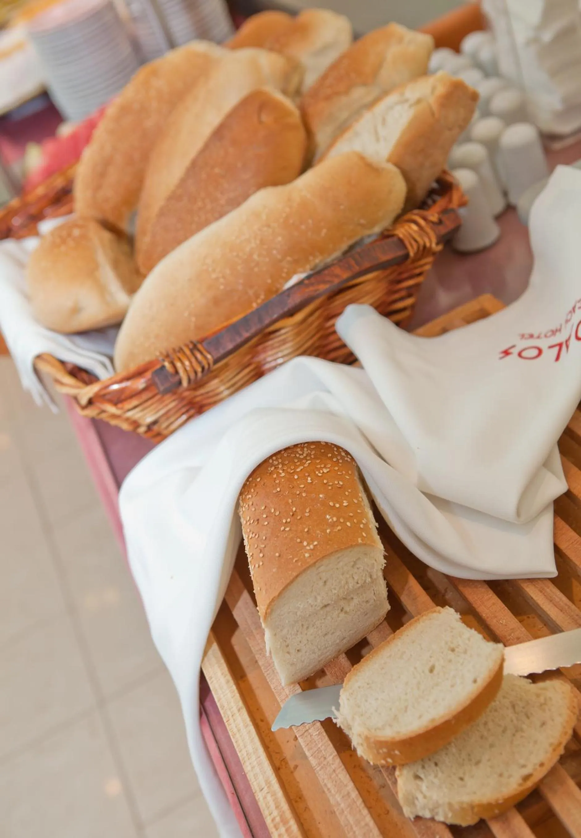 Buffet breakfast in Dedalos Beach Hotel