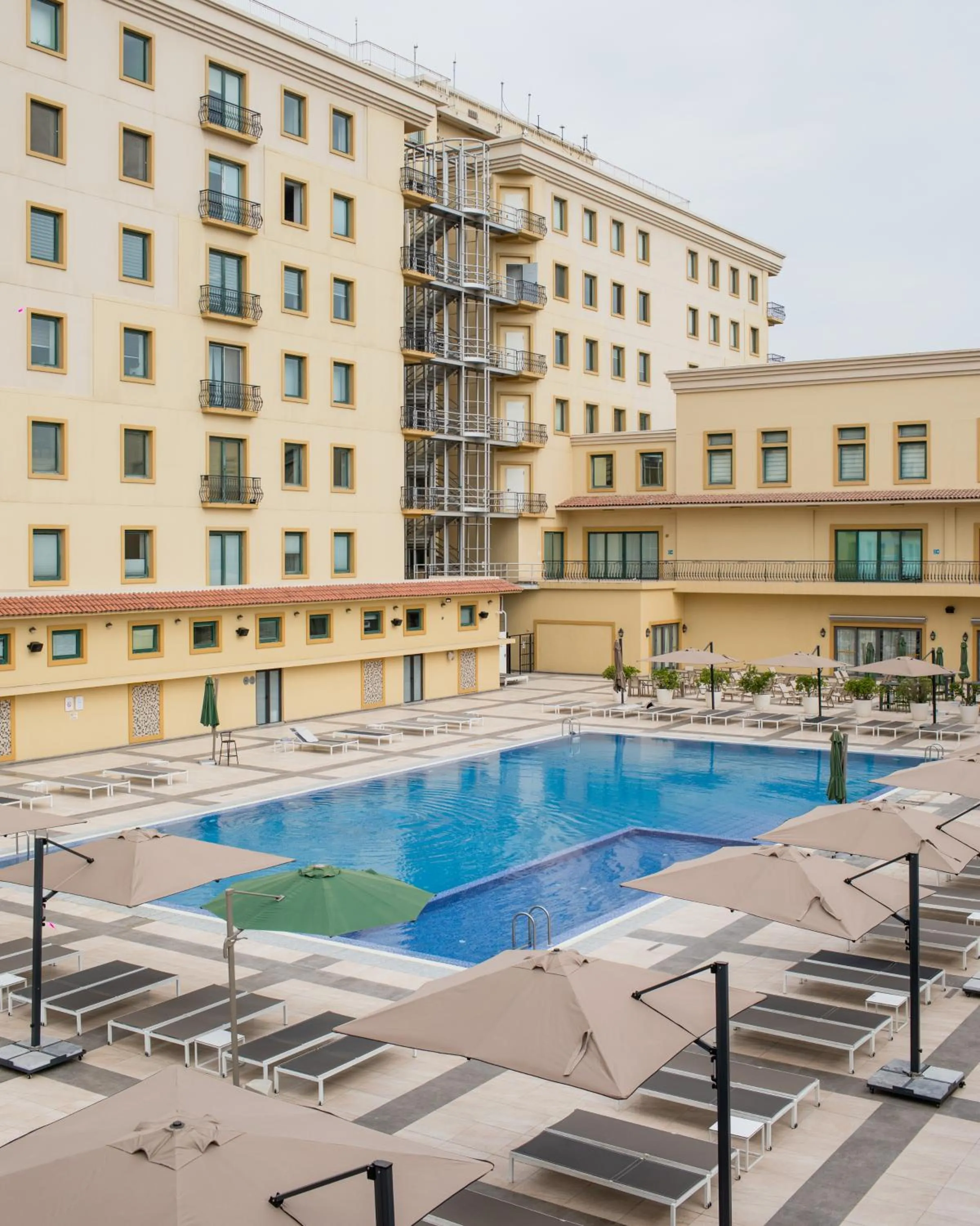 Pool view in Hyatt Regency Baku