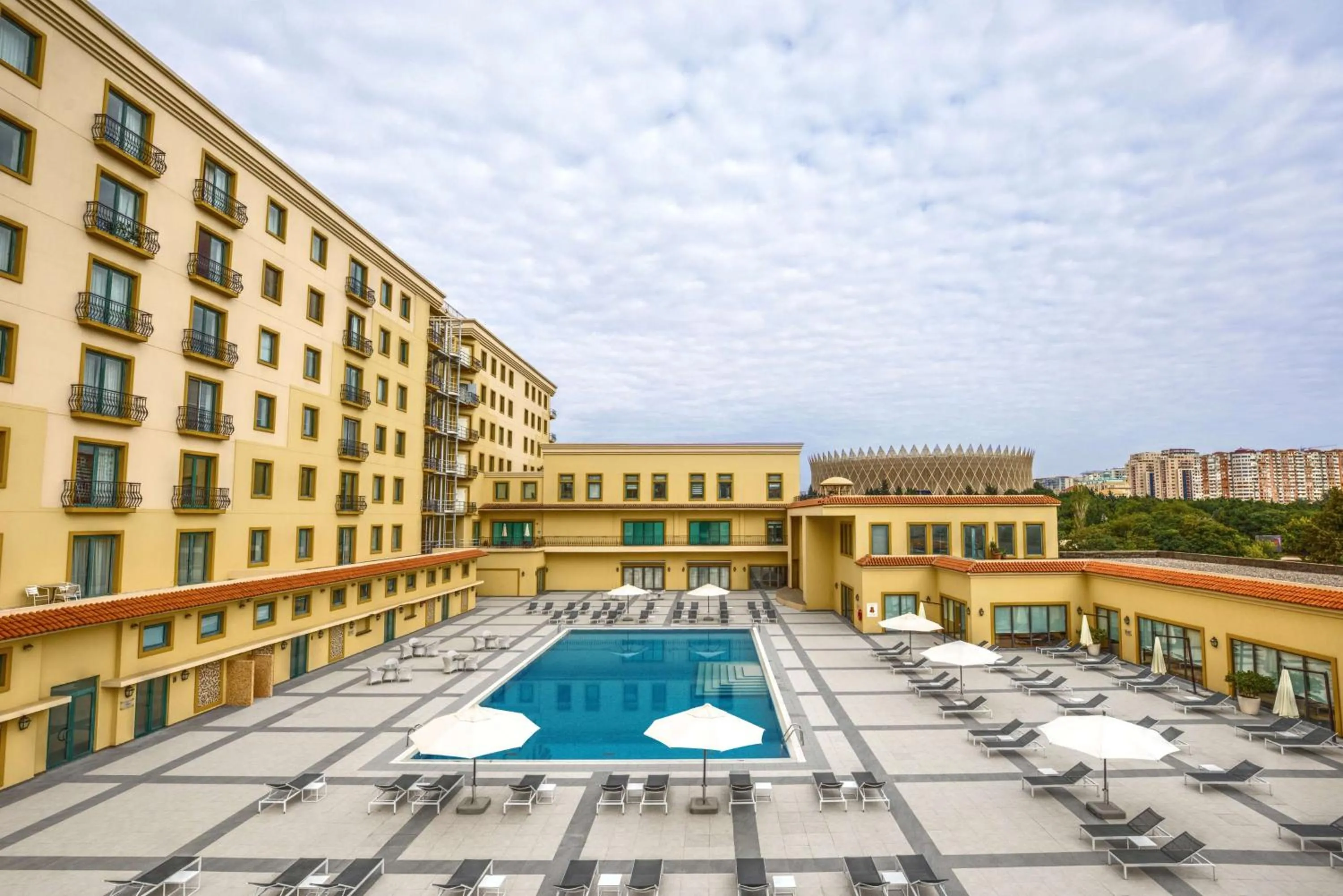 Swimming pool in Hyatt Regency Baku