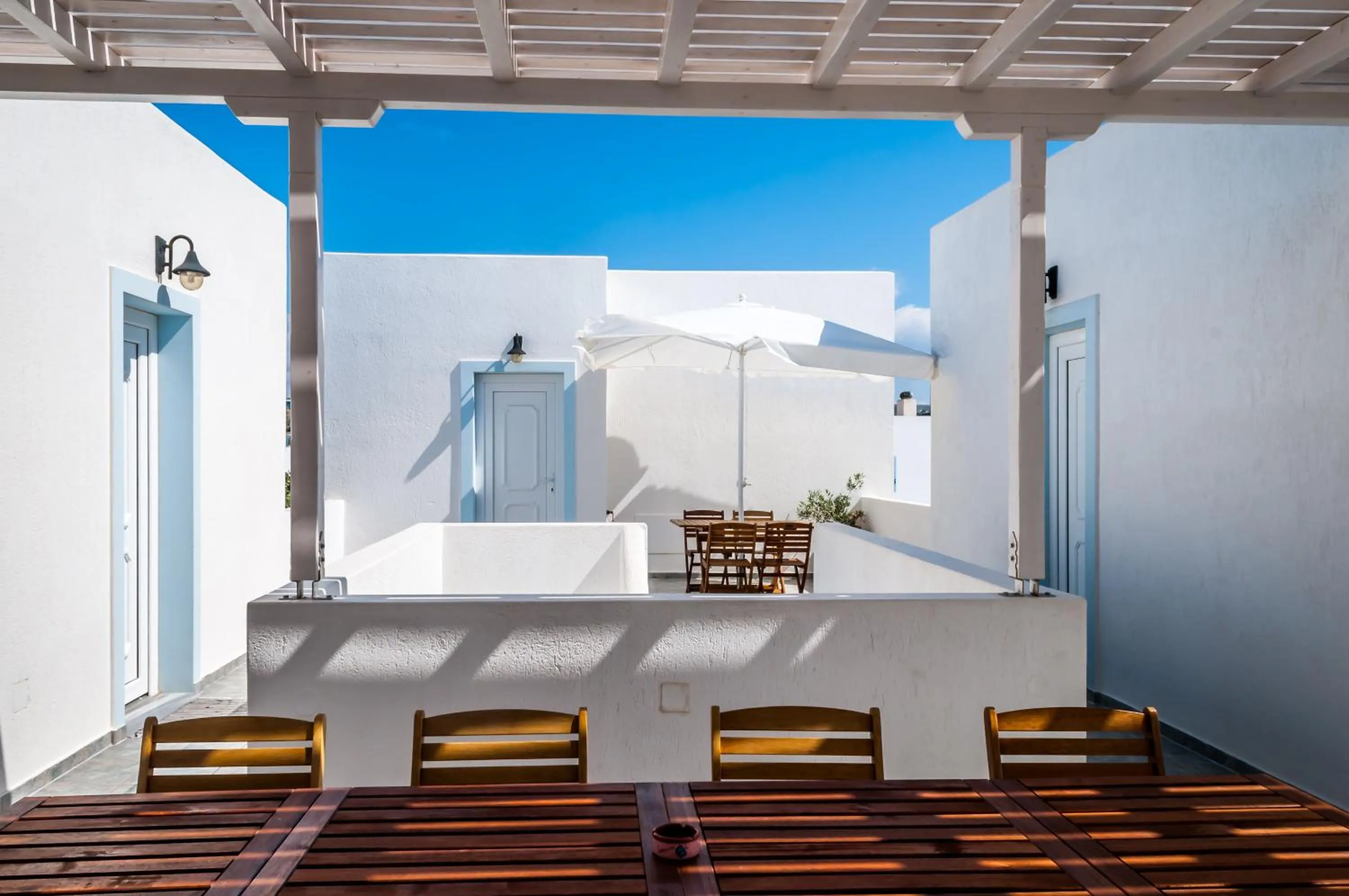 Patio in Hotel Ippocampos Studios