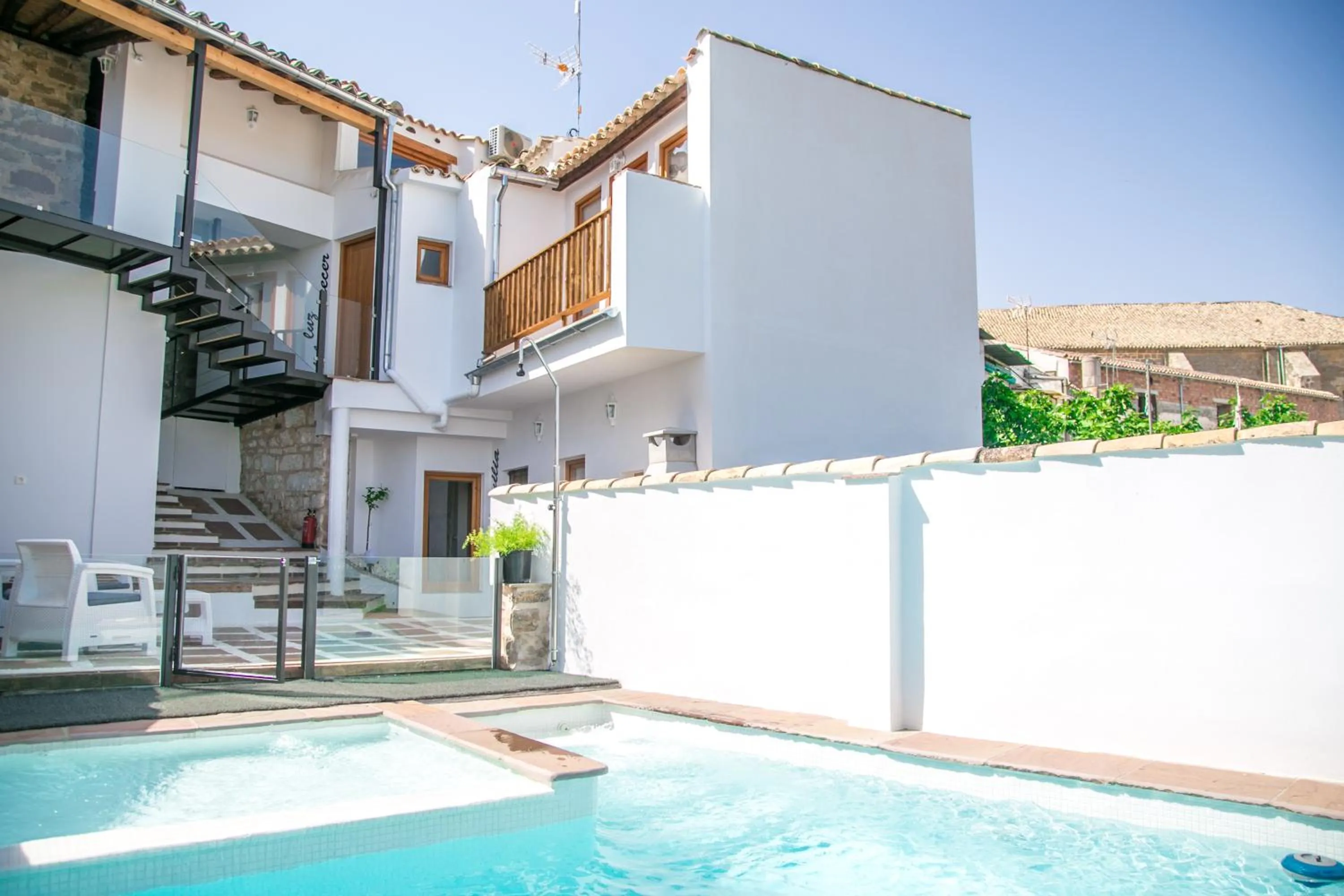 Pool view in Apartamentos Turísticos La Casa Vieja