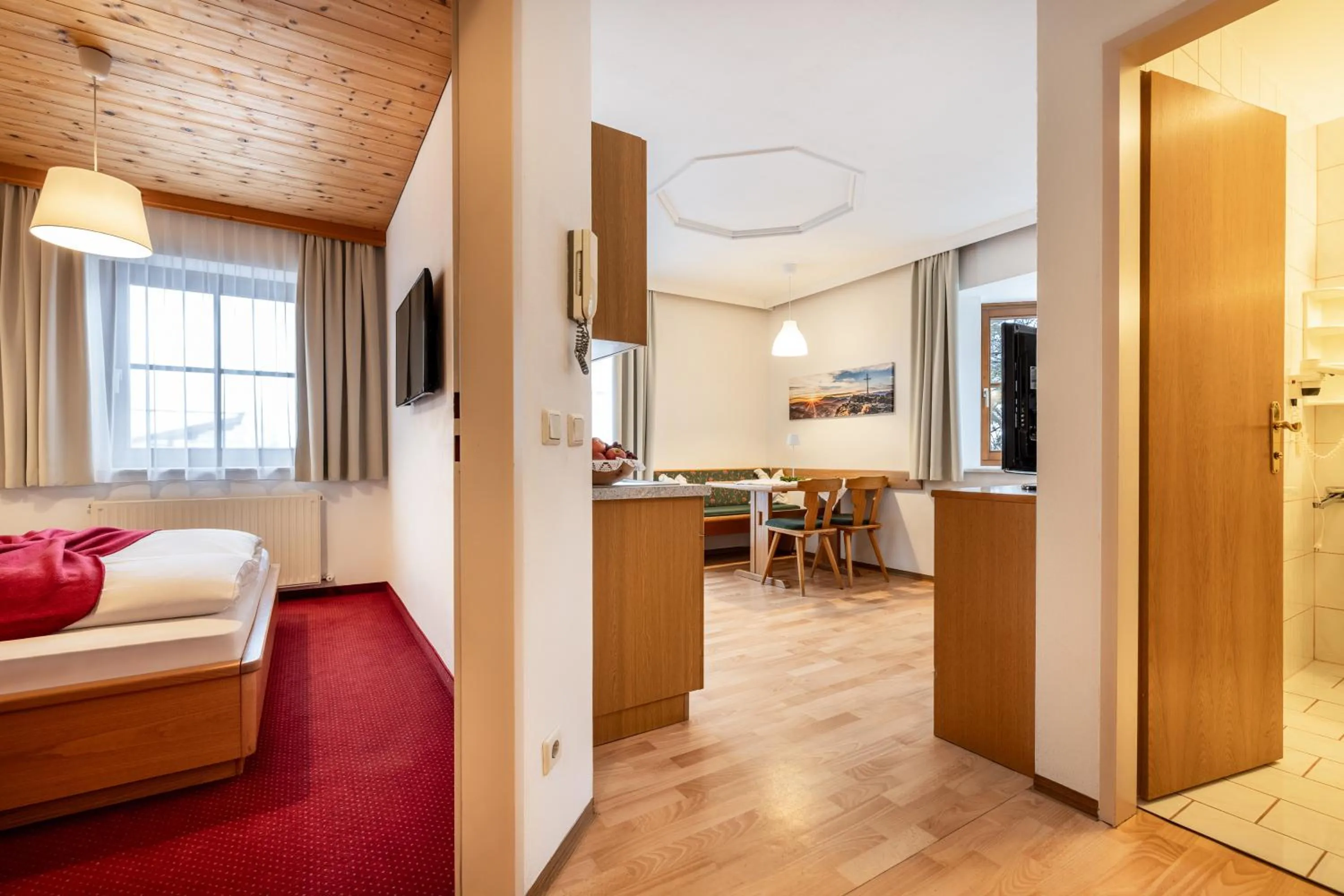 Living room, Bed in Aparthotel Dachsteinblick