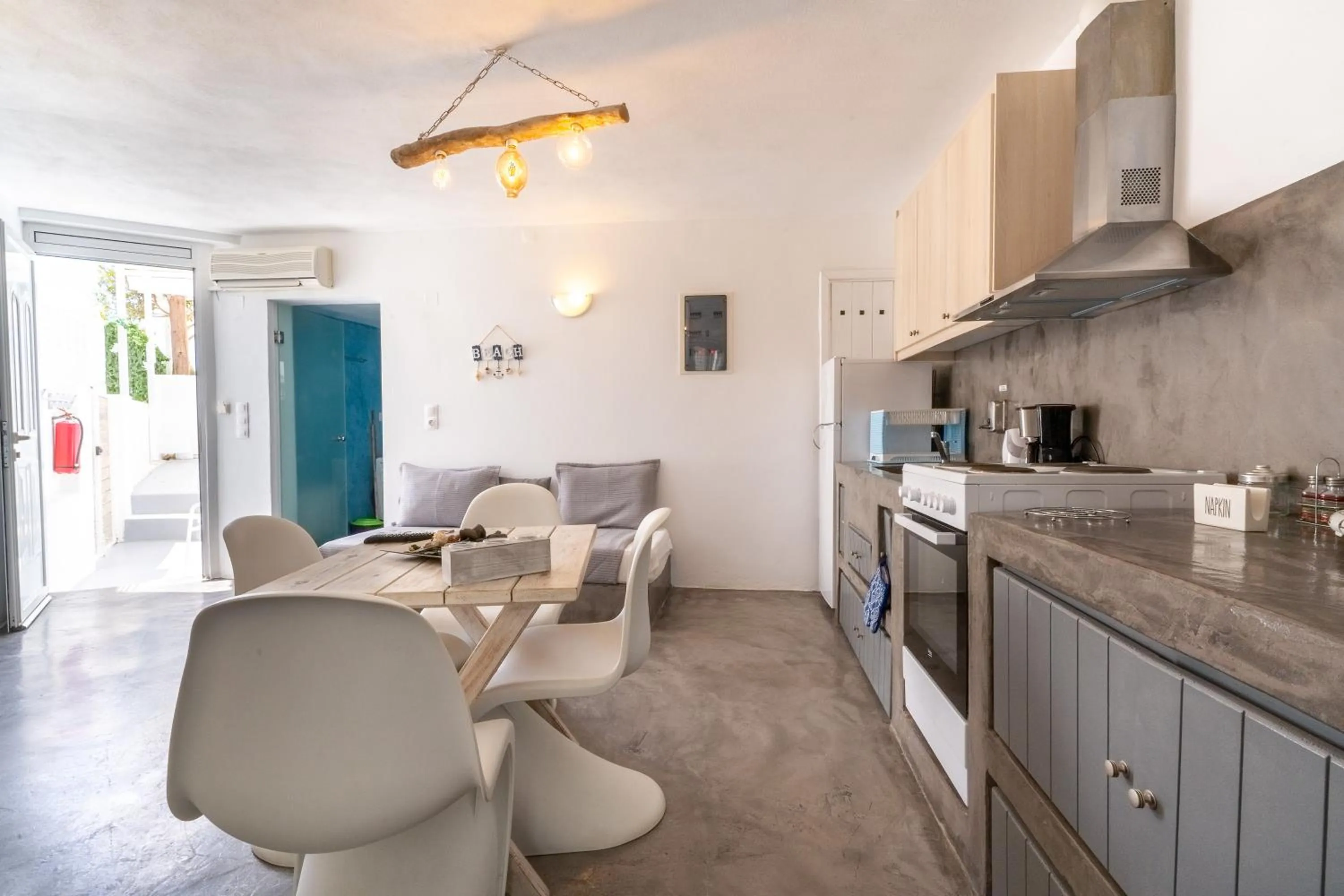 Living room in Loukas & Emma Eco Houses