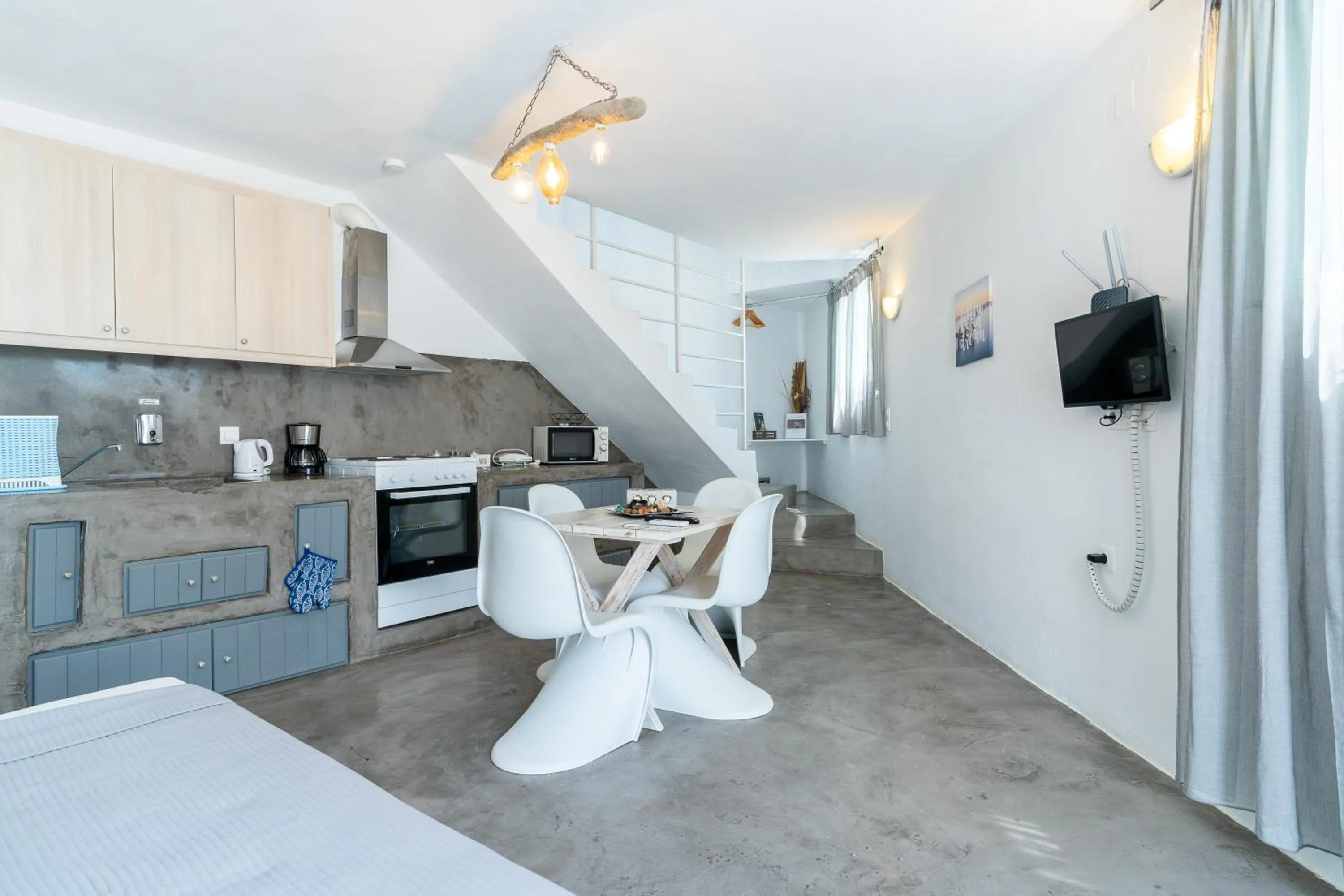 TV and multimedia in Loukas & Emma Eco Houses