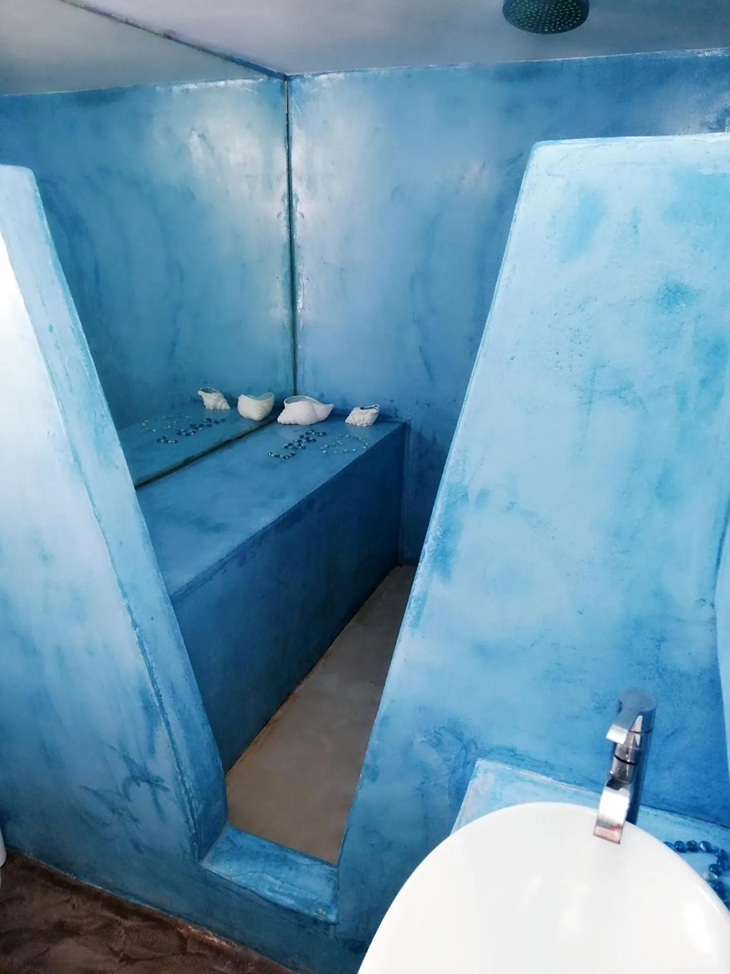 Bathroom, Bed in Loukas & Emma Eco Houses