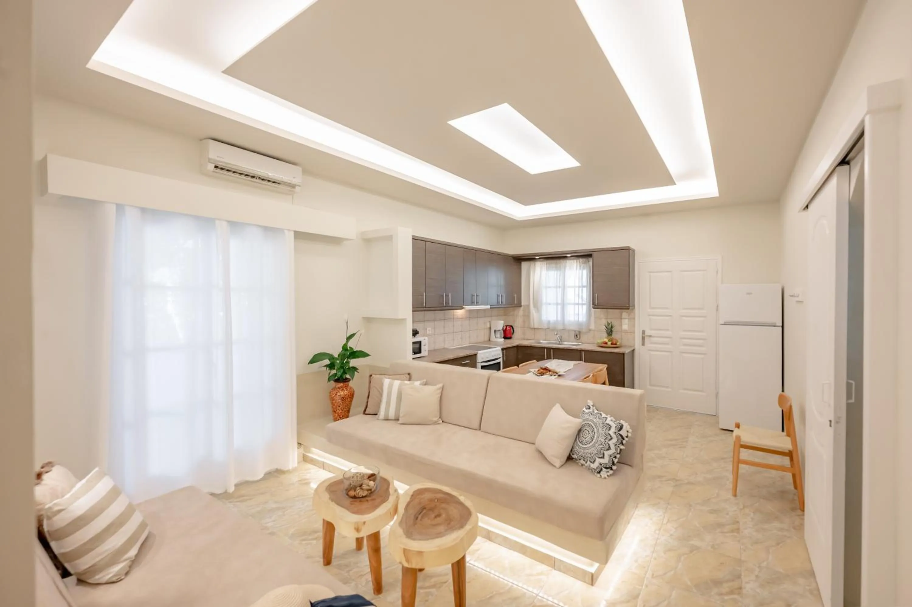 Living room in Loukas & Emma Eco Houses