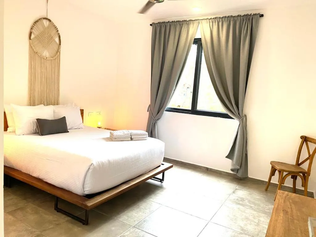 Bedroom, Bed in Panacea Condo Tulum