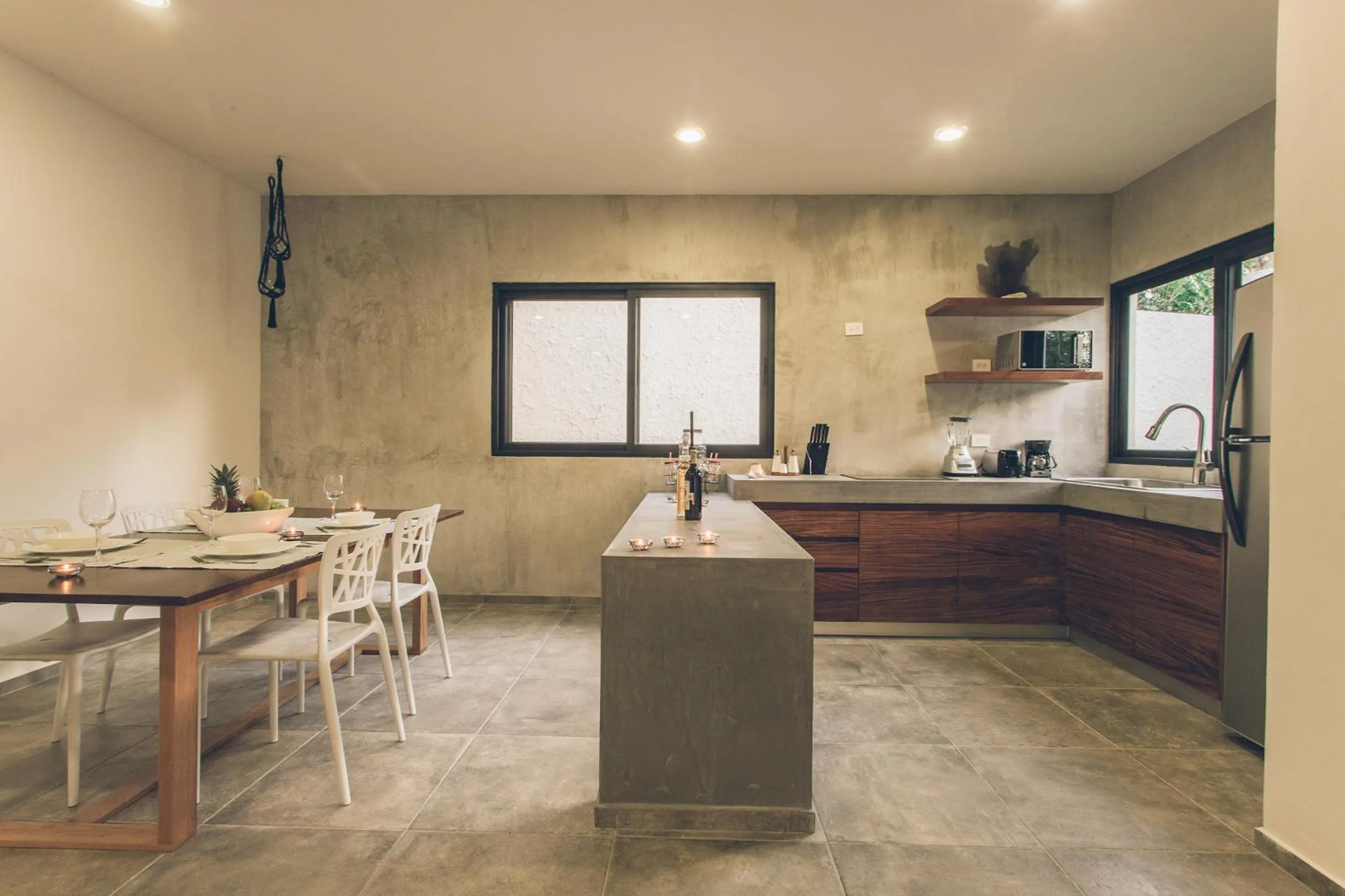 Kitchen or kitchenette in Panacea Condo Tulum