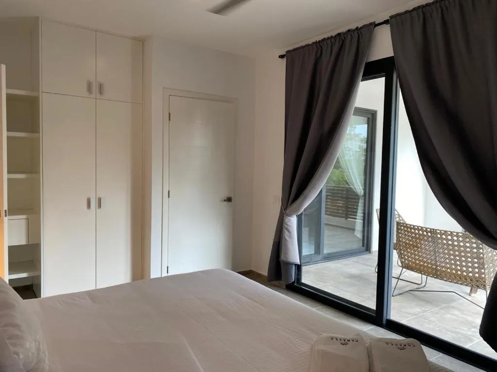 Bed in Panacea Condo Tulum