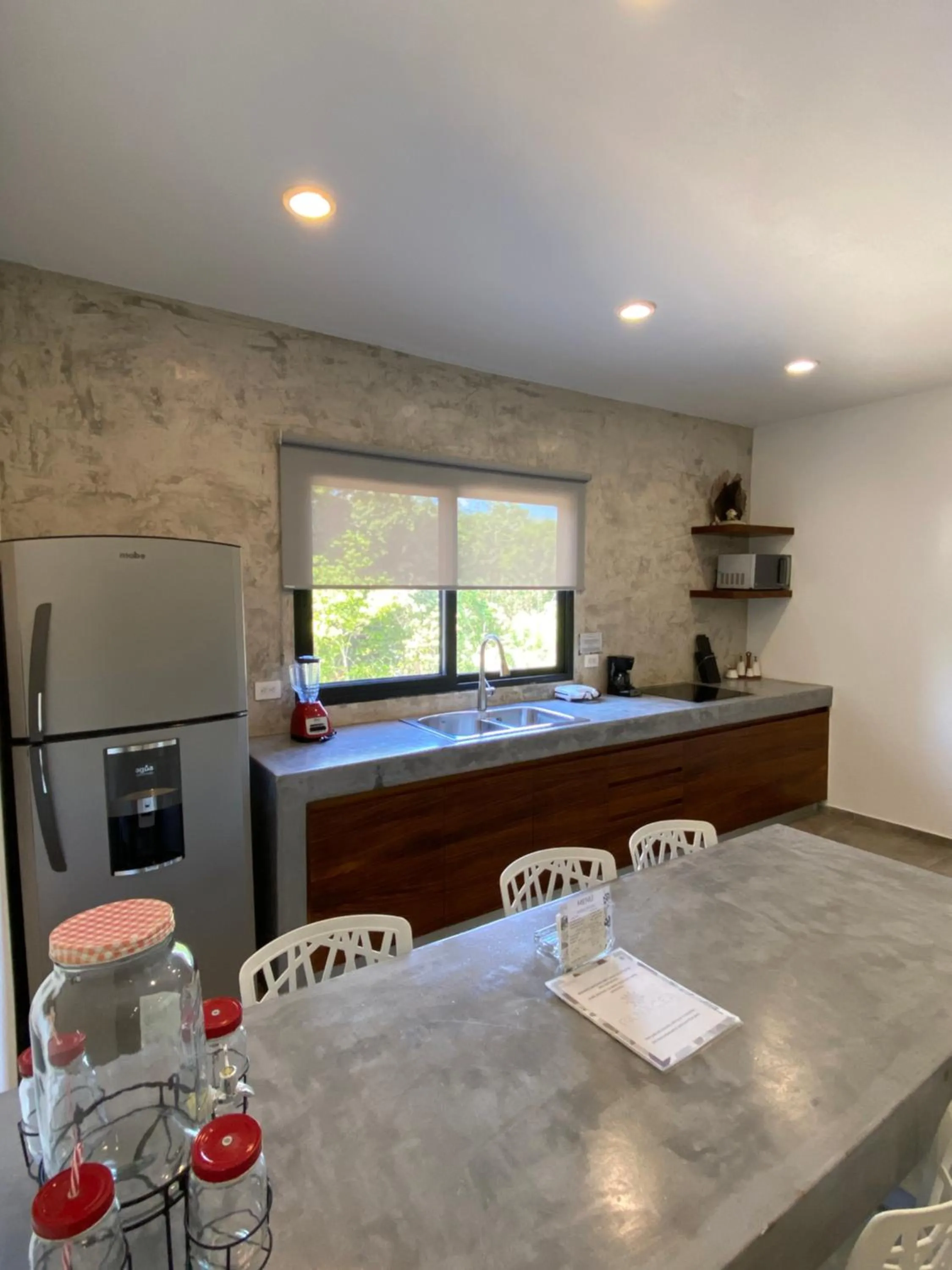 Kitchen or kitchenette in Panacea Condo Tulum