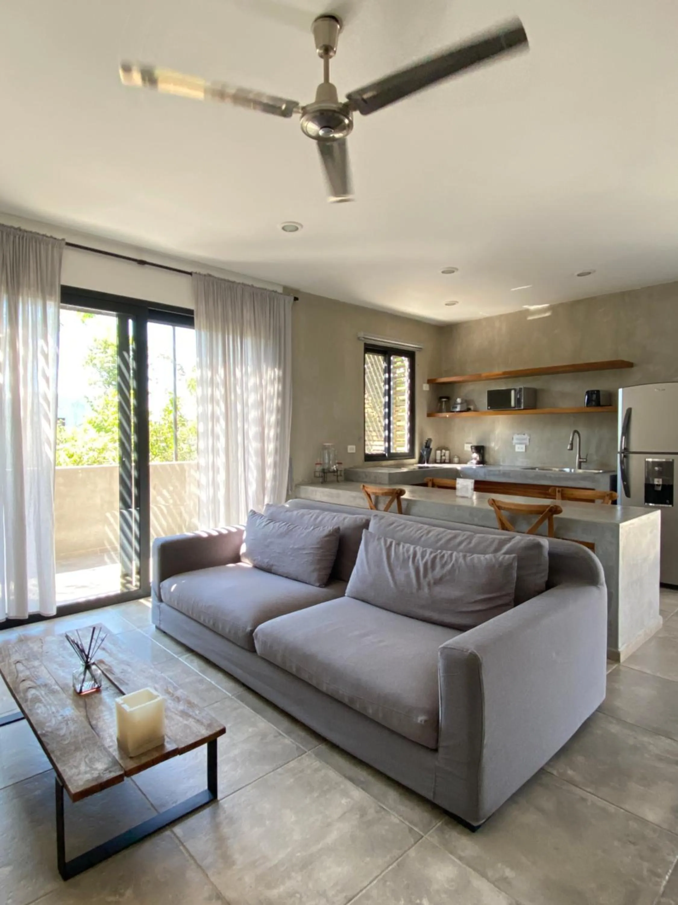 Kitchen or kitchenette in Panacea Condo Tulum