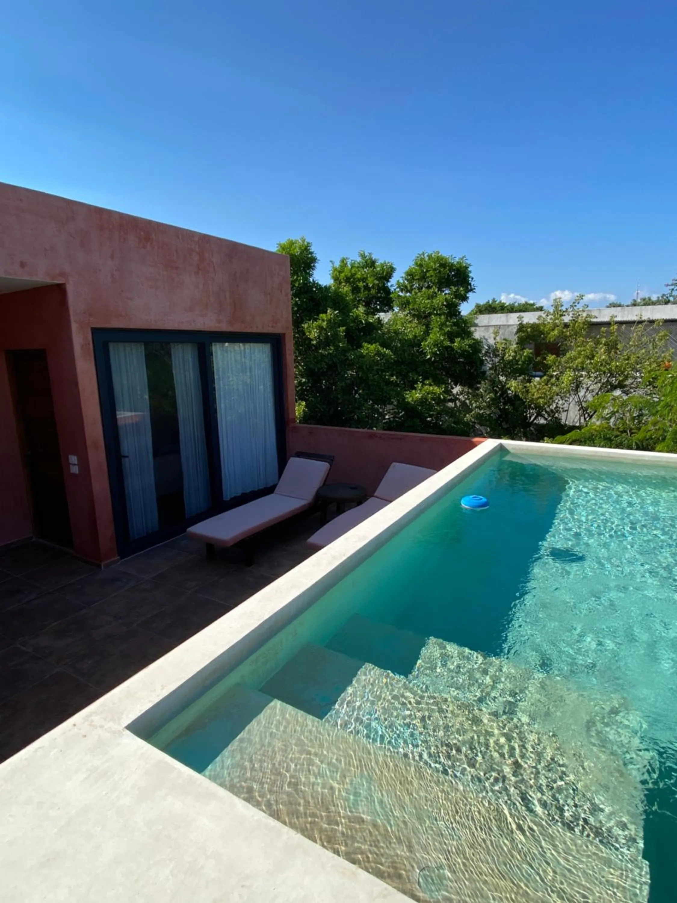 Pool view in Panacea Condo Tulum