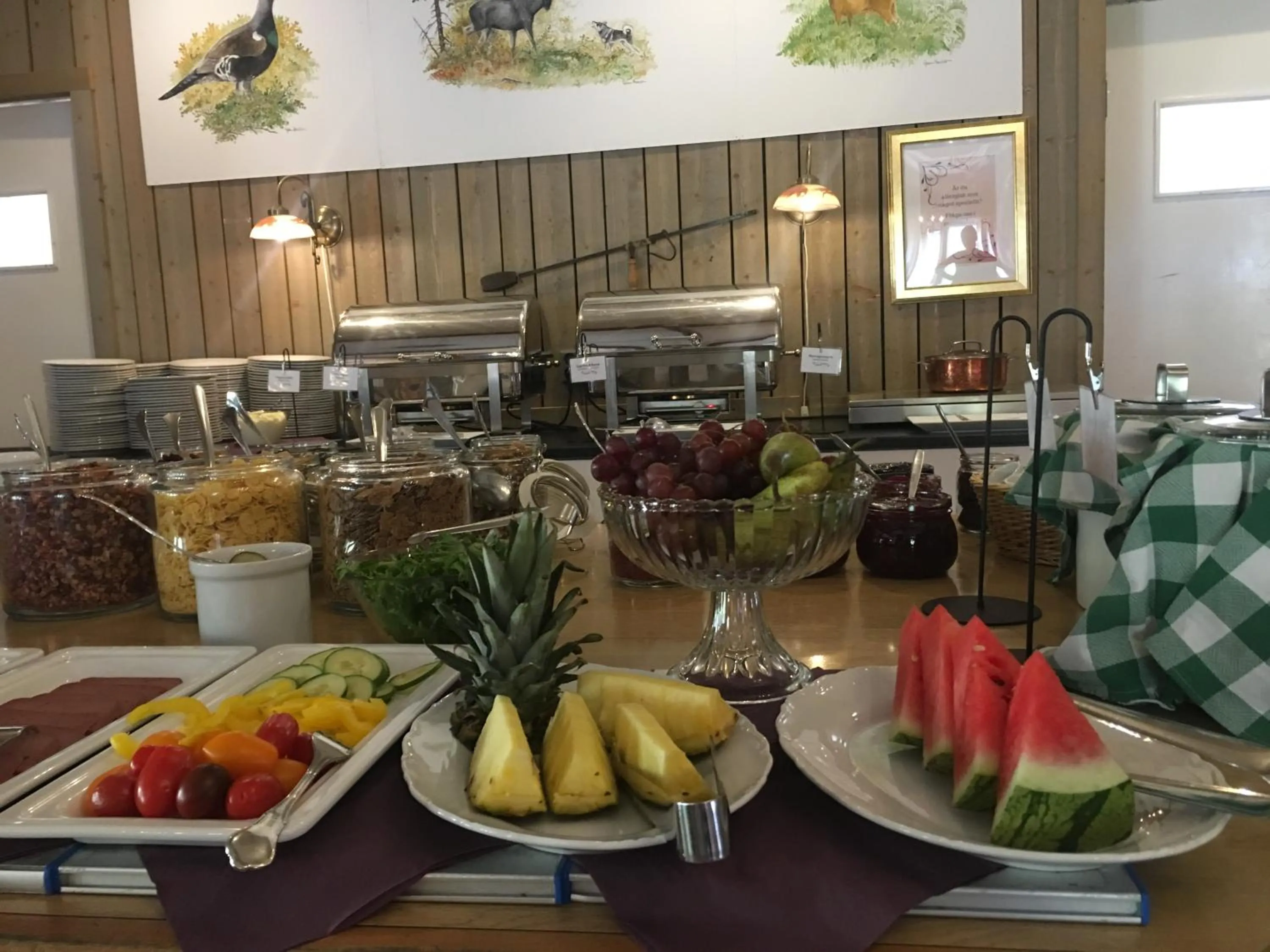 Buffet breakfast in Hotell Hammarstrand