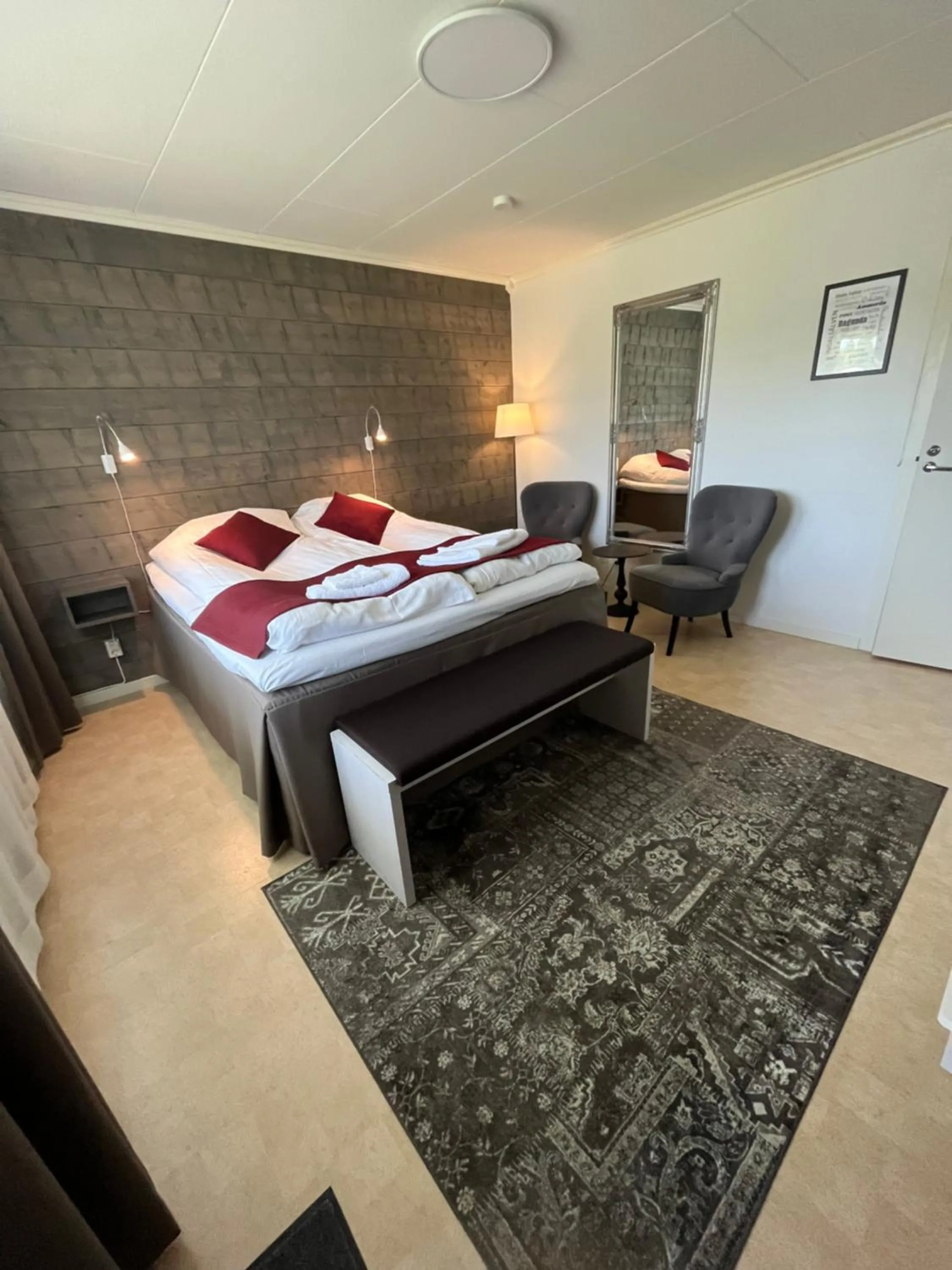 Bed in Hotell Hammarstrand
