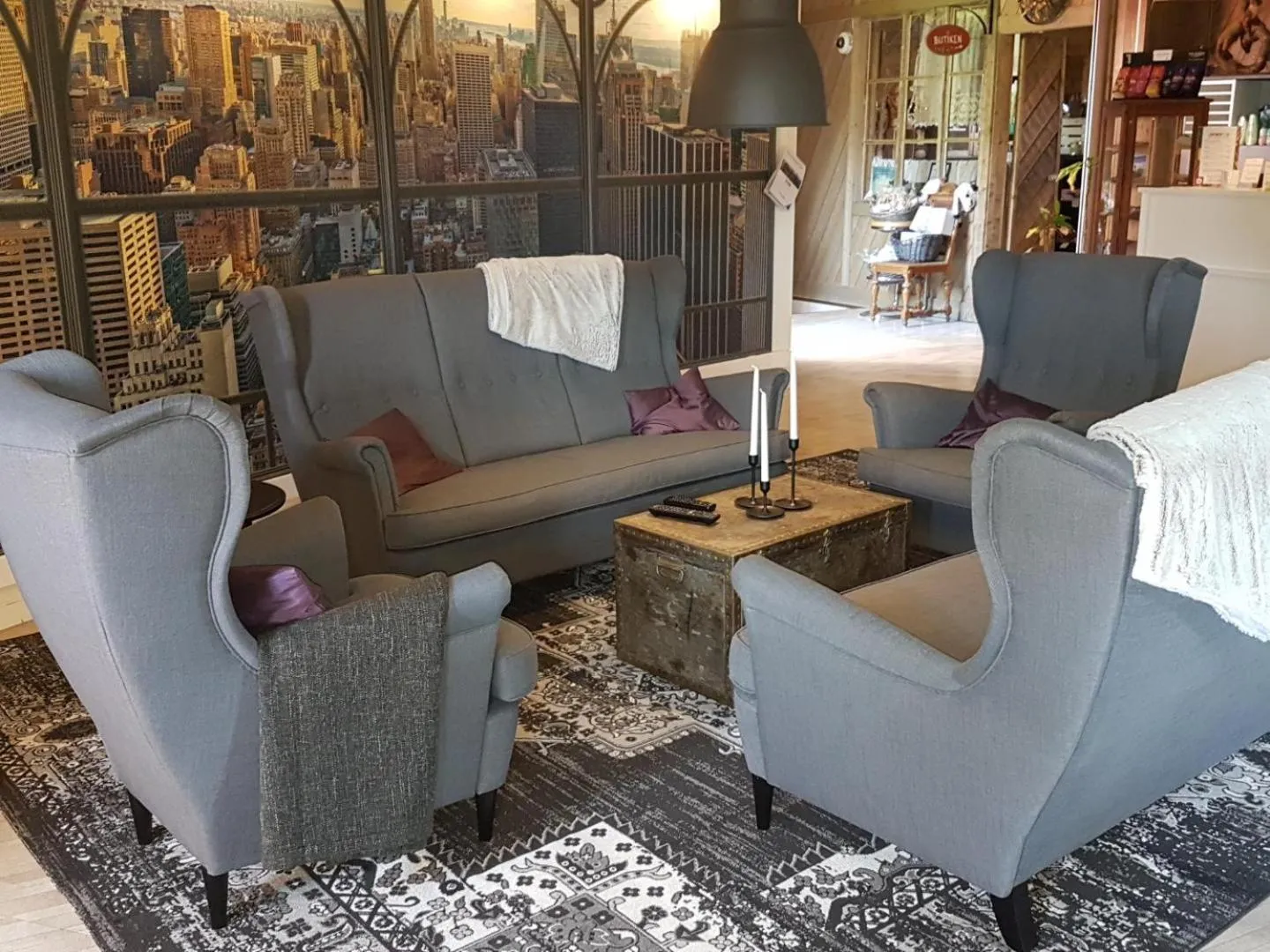 Seating area in Hotell Hammarstrand