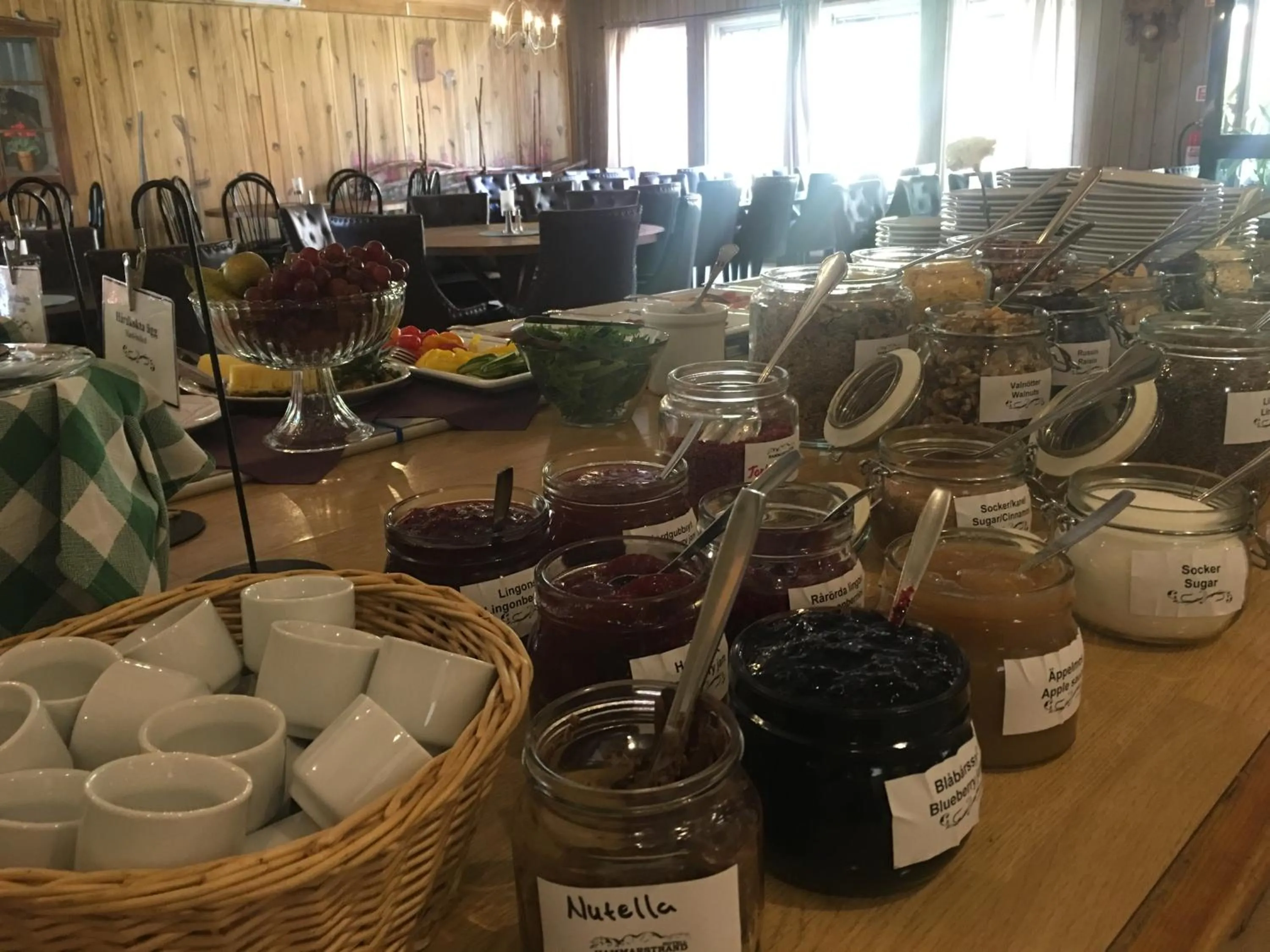 Buffet breakfast in Hotell Hammarstrand