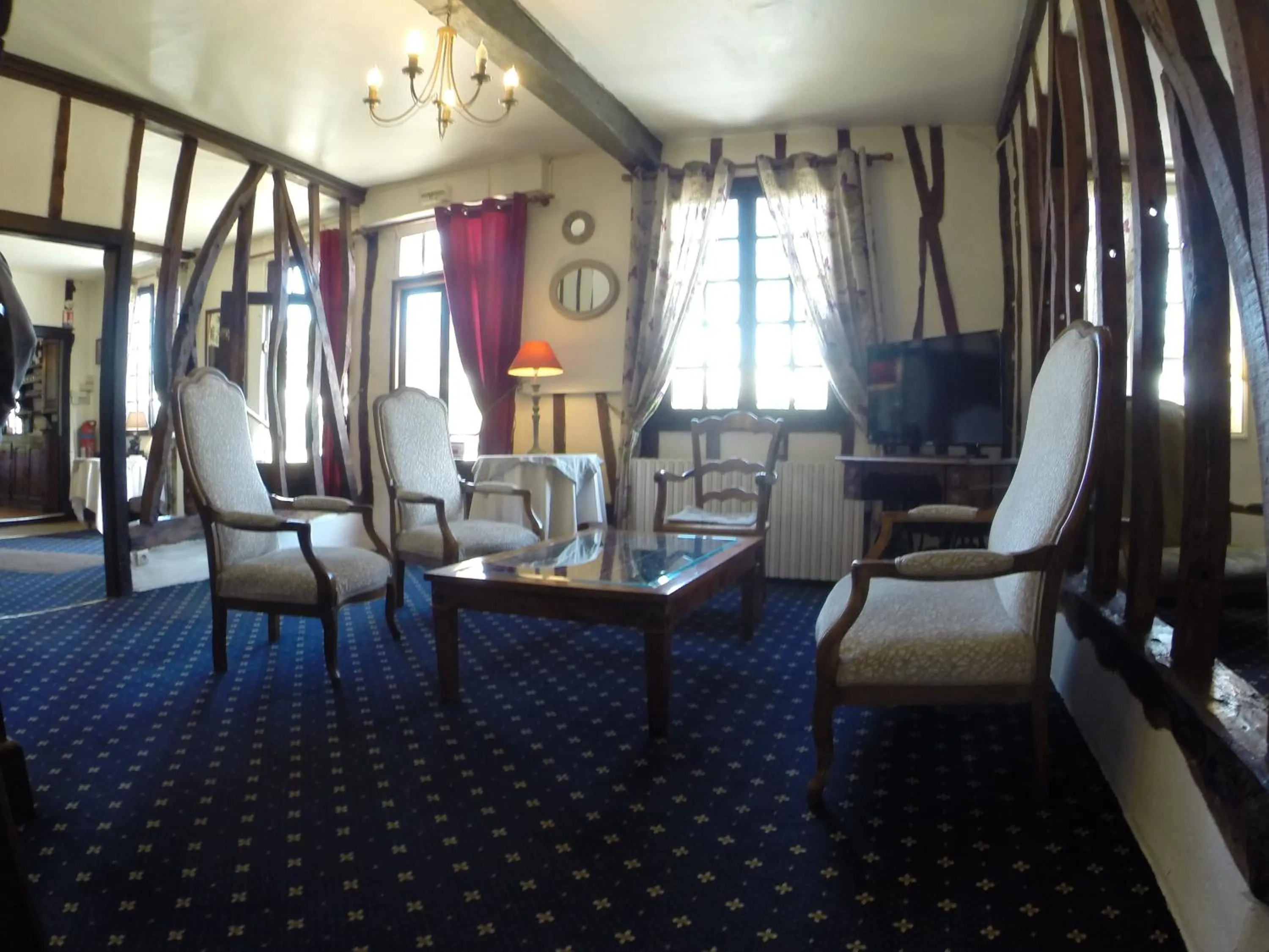 Decorative detail in Auberge du Gros Tilleul