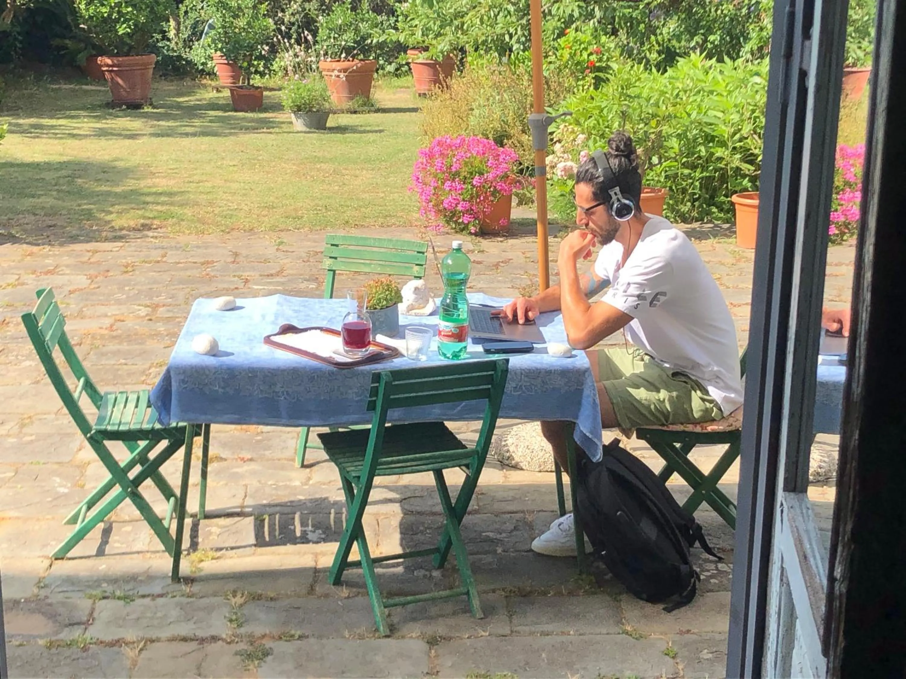 Garden view in Casa Marcè a "Sonno"