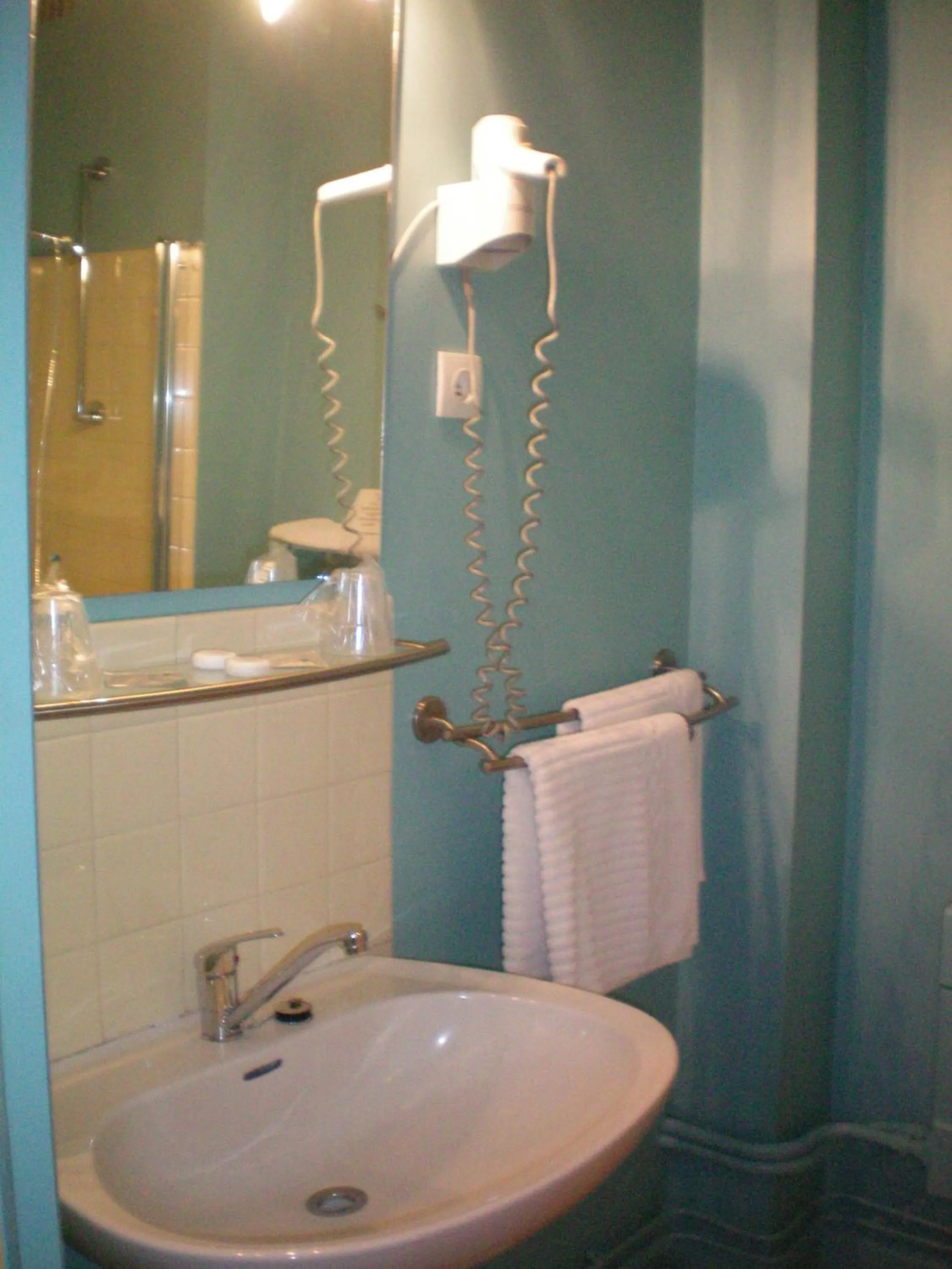Shower, Bathroom in Manoir Henri IV