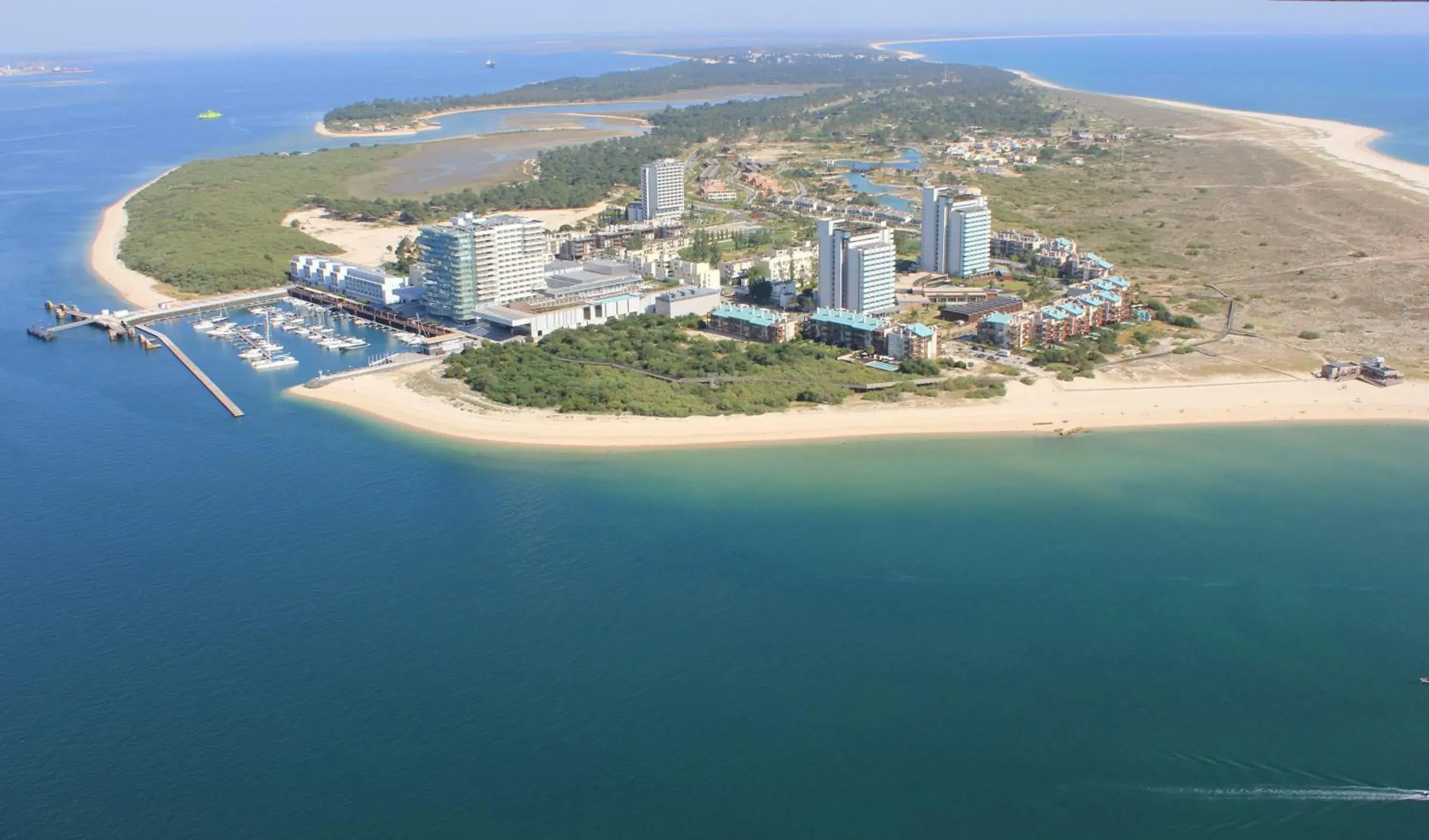 Bird's eye view in Aqualuz Troia Rio by The Editory Bird's eye view in Aqualuz Troia Rio by The Editory