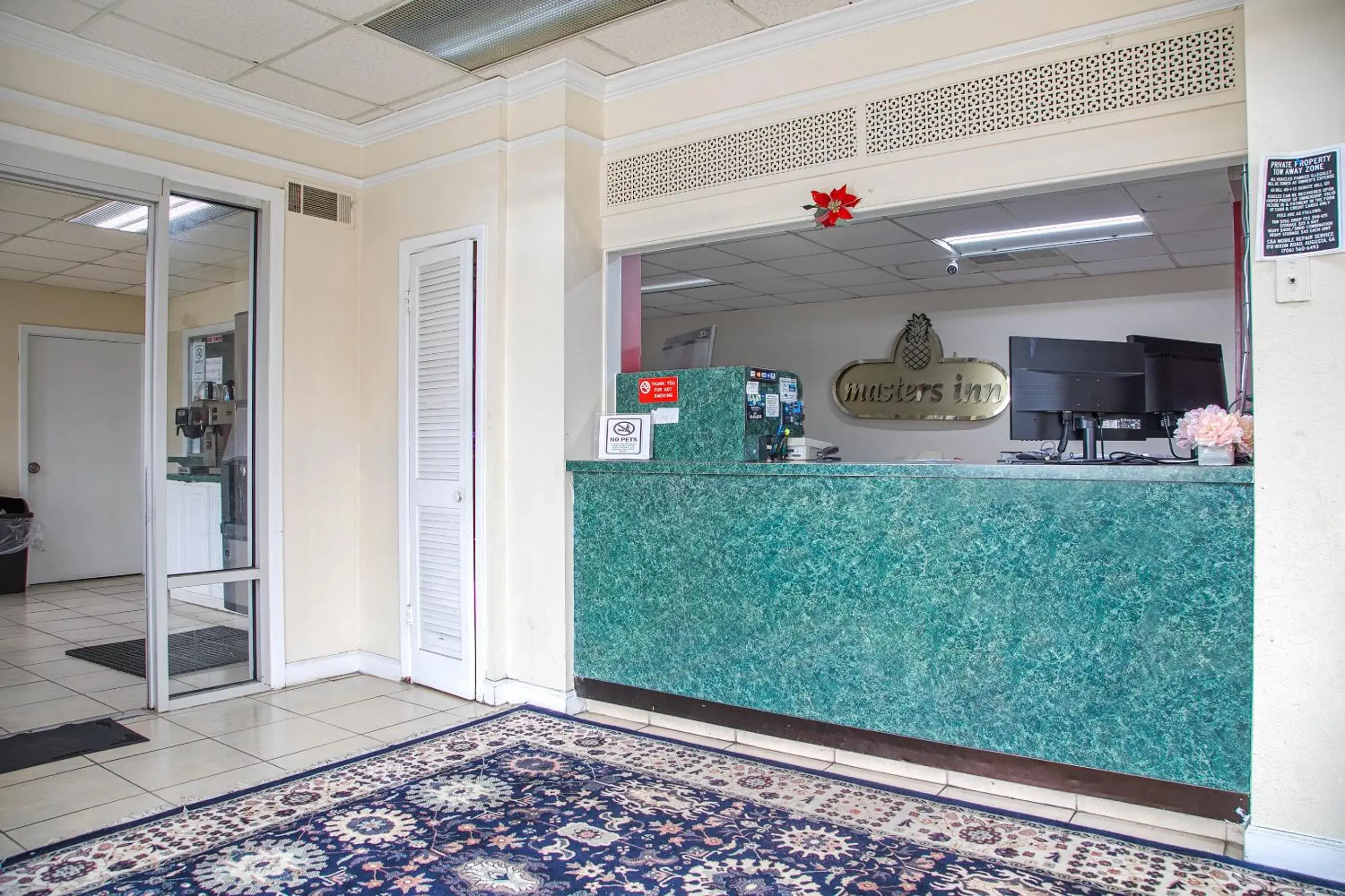 Lobby or reception in Masters Inn Augusta Washington Rd, I-20 Lobby or reception in Masters Inn Augusta Washington Rd, I-20