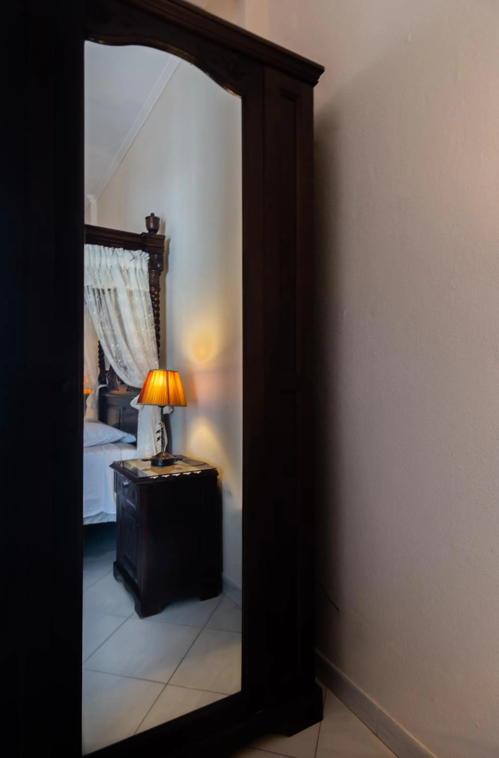 Bed in Villa Zampeta