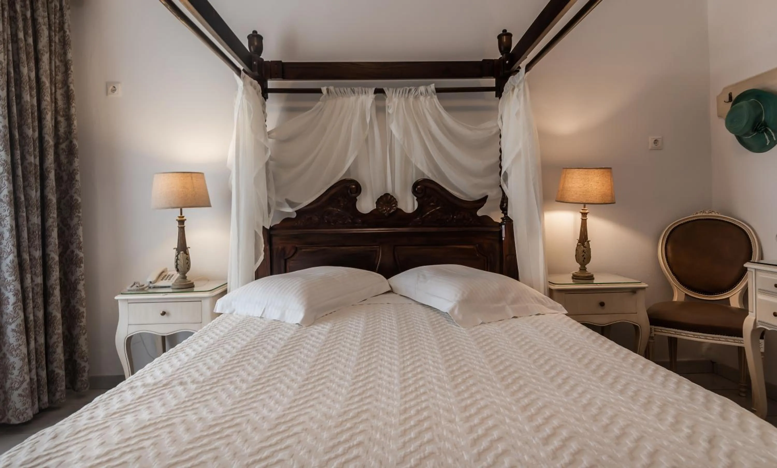 Bed in Villa Zampeta