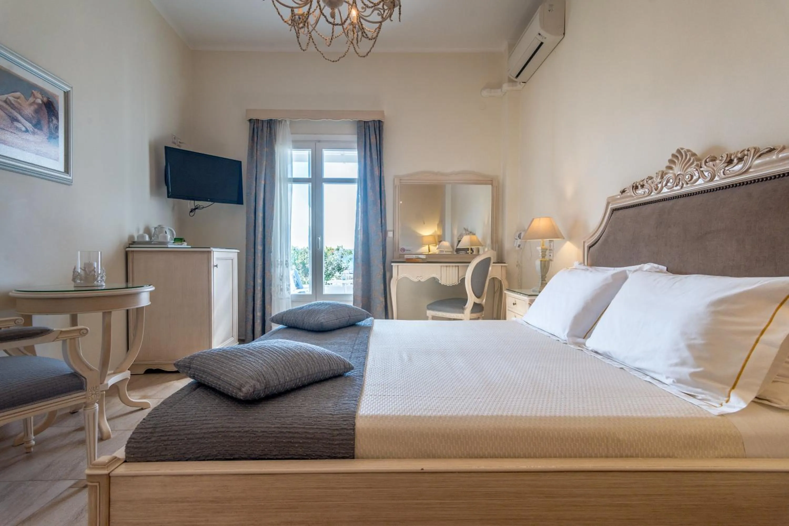 Bed in Villa Zampeta