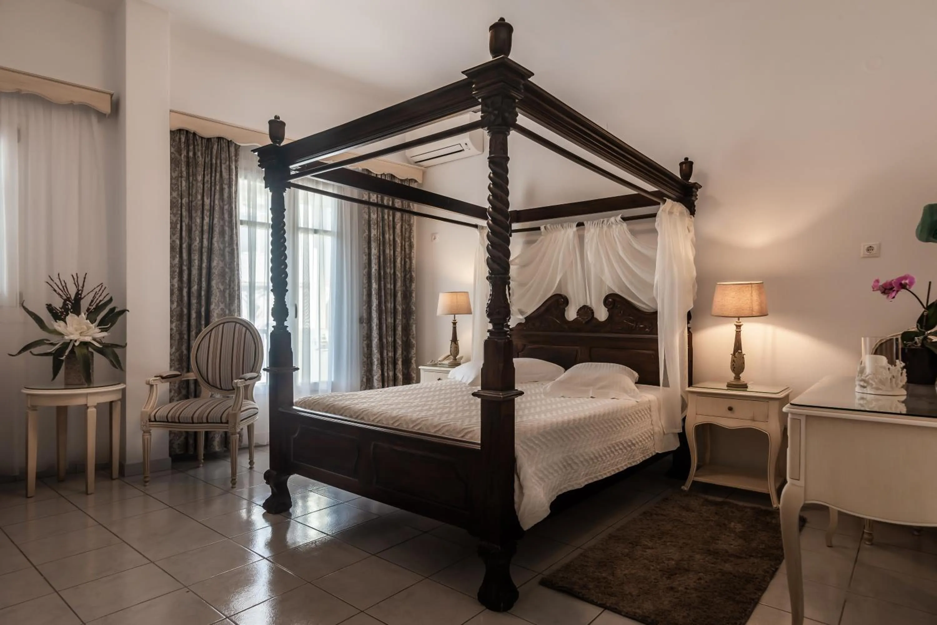 Bed in Villa Zampeta