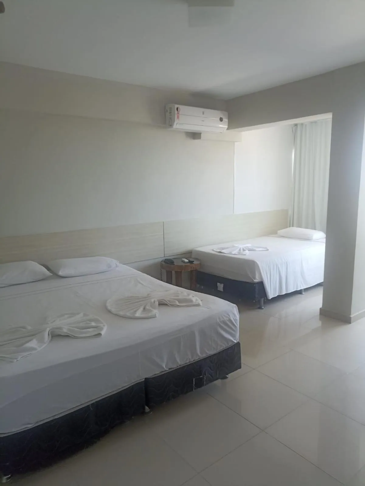 Bed in Hotel Litoral Fortaleza