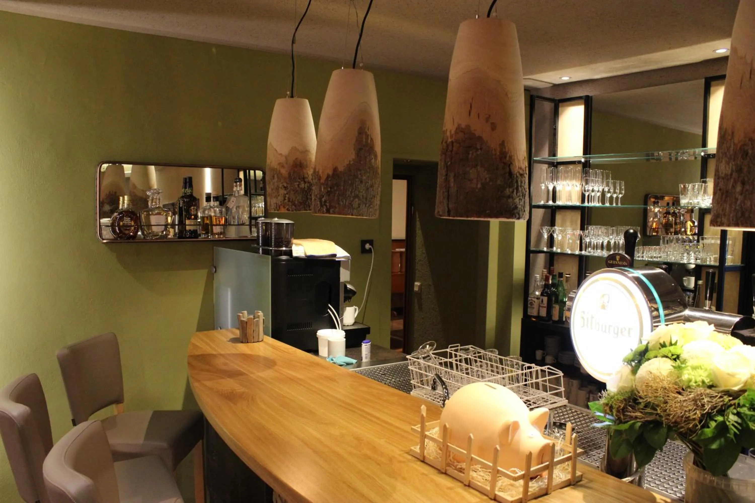 Decorative detail in Hotel Restaurant zum Schlossberg