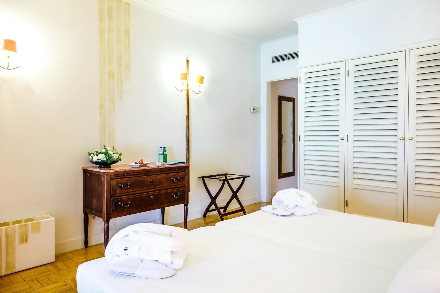 Bed in Hotel Fonte Santa