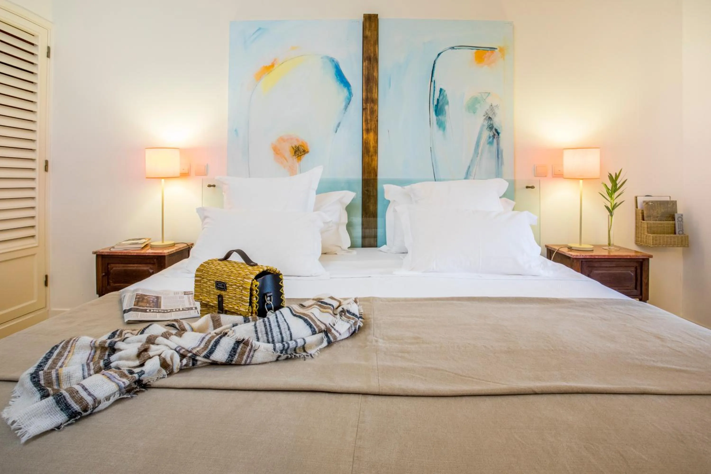 Bedroom, Bed in Hotel Fonte Santa