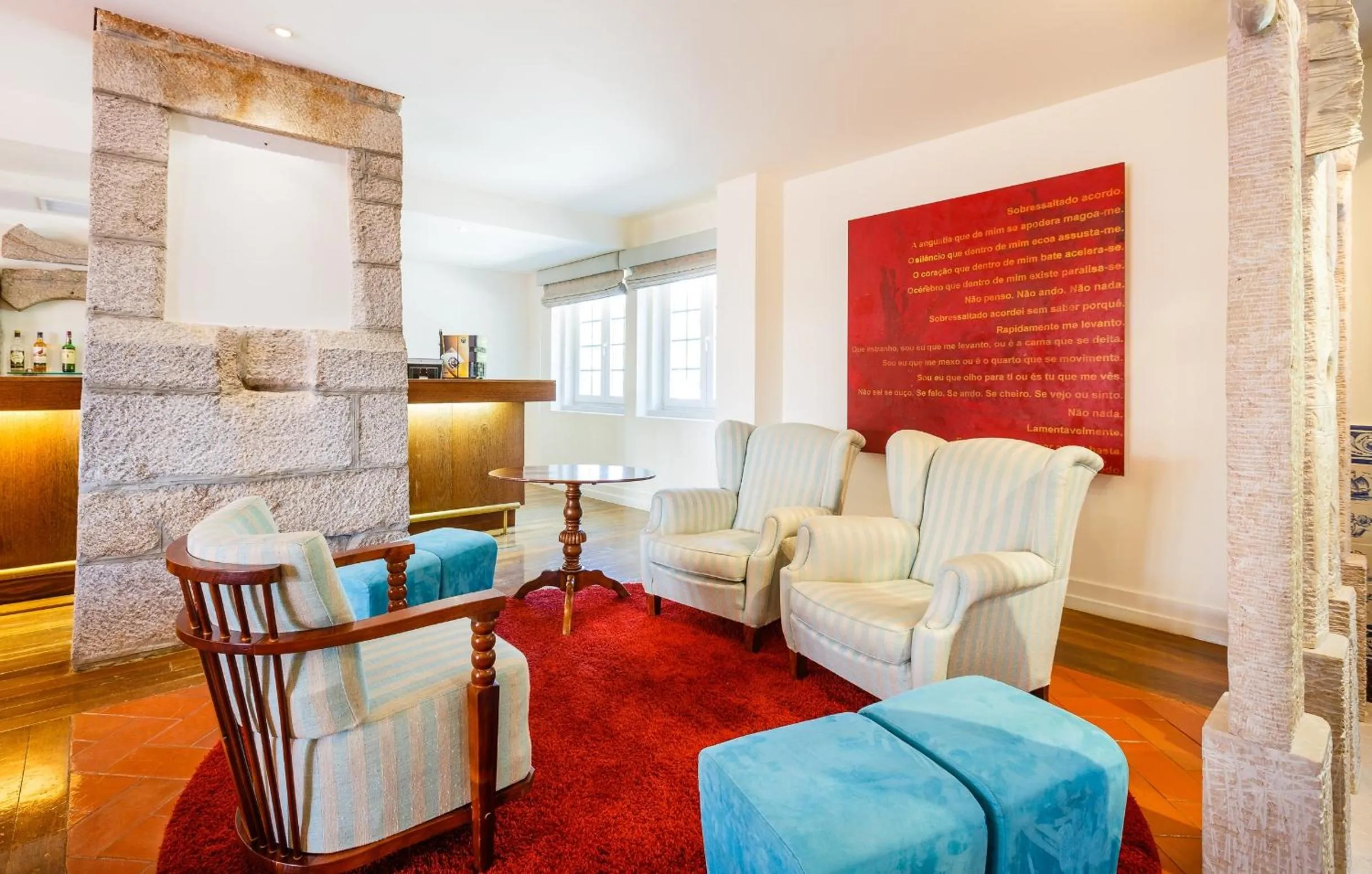 Communal lounge/ TV room in Hotel Fonte Santa