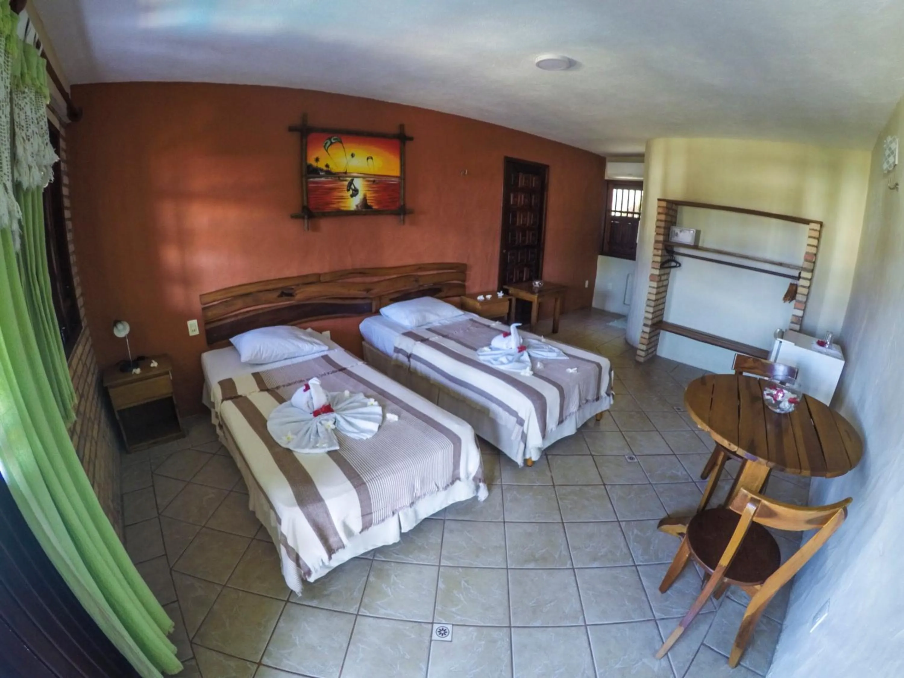 Bed in Hotel e Pousada Tropical Wind do Cumbuco