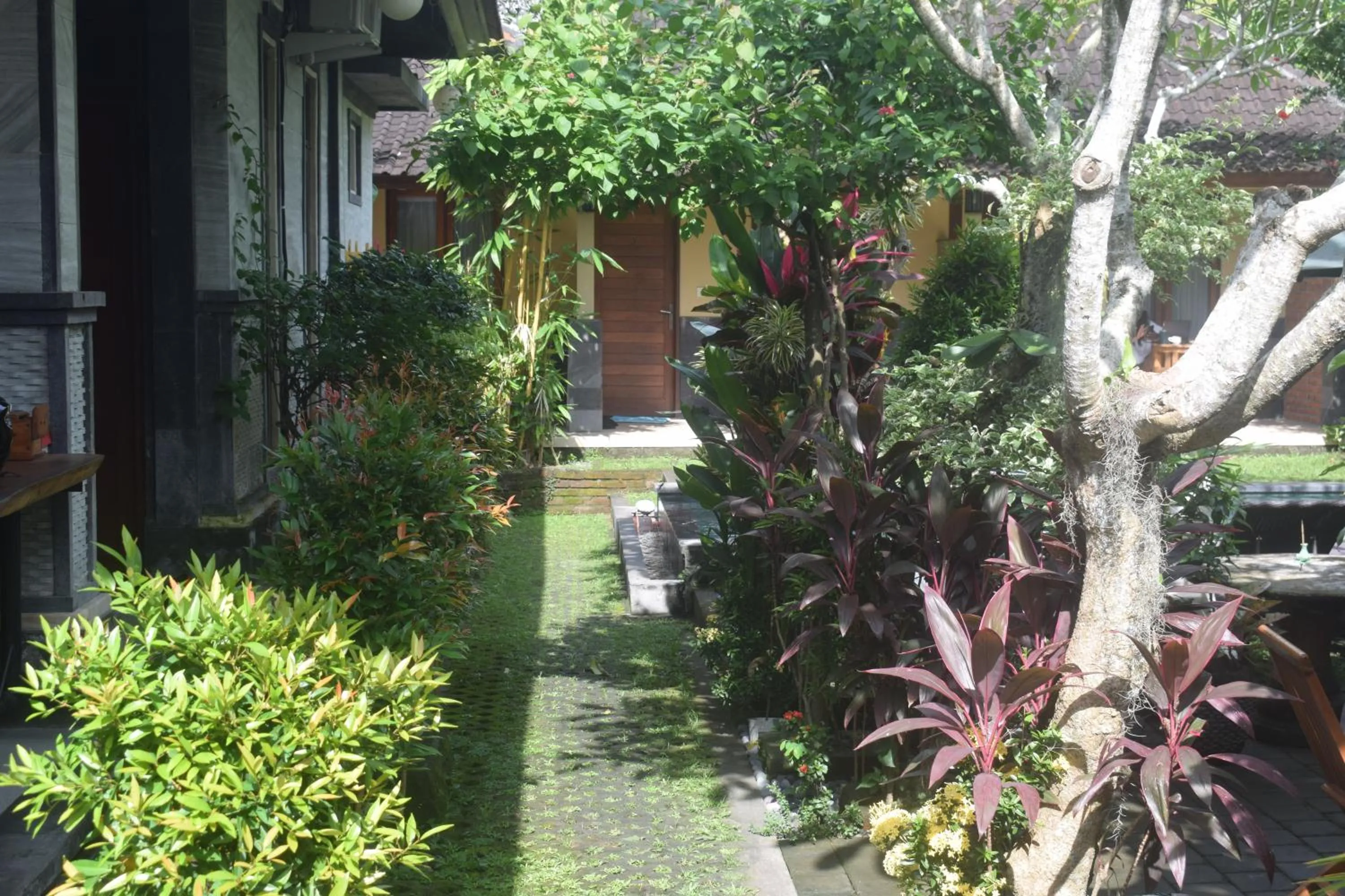 Garden view in Werkudara Guest House