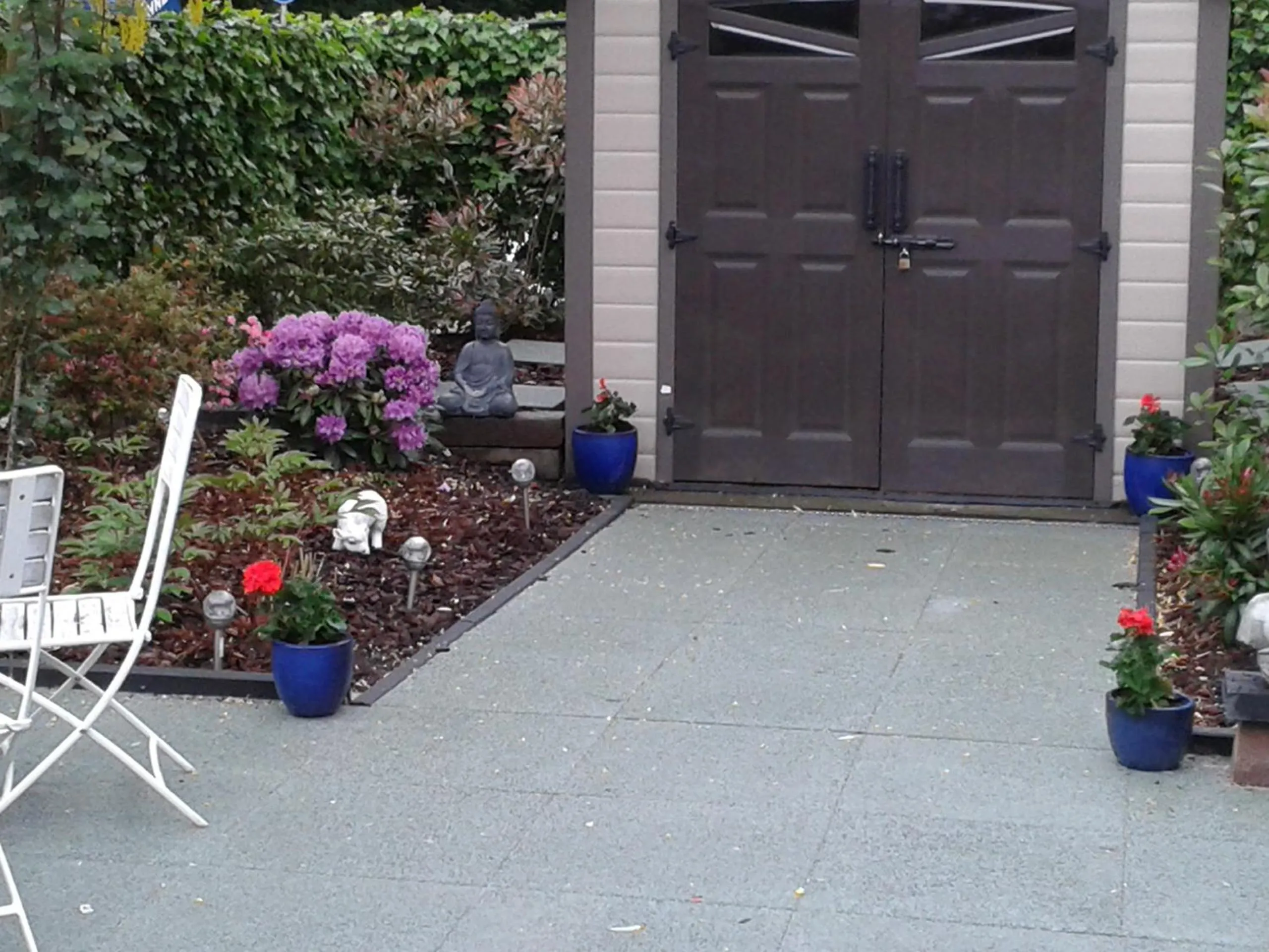 Garden in Rene's B&B