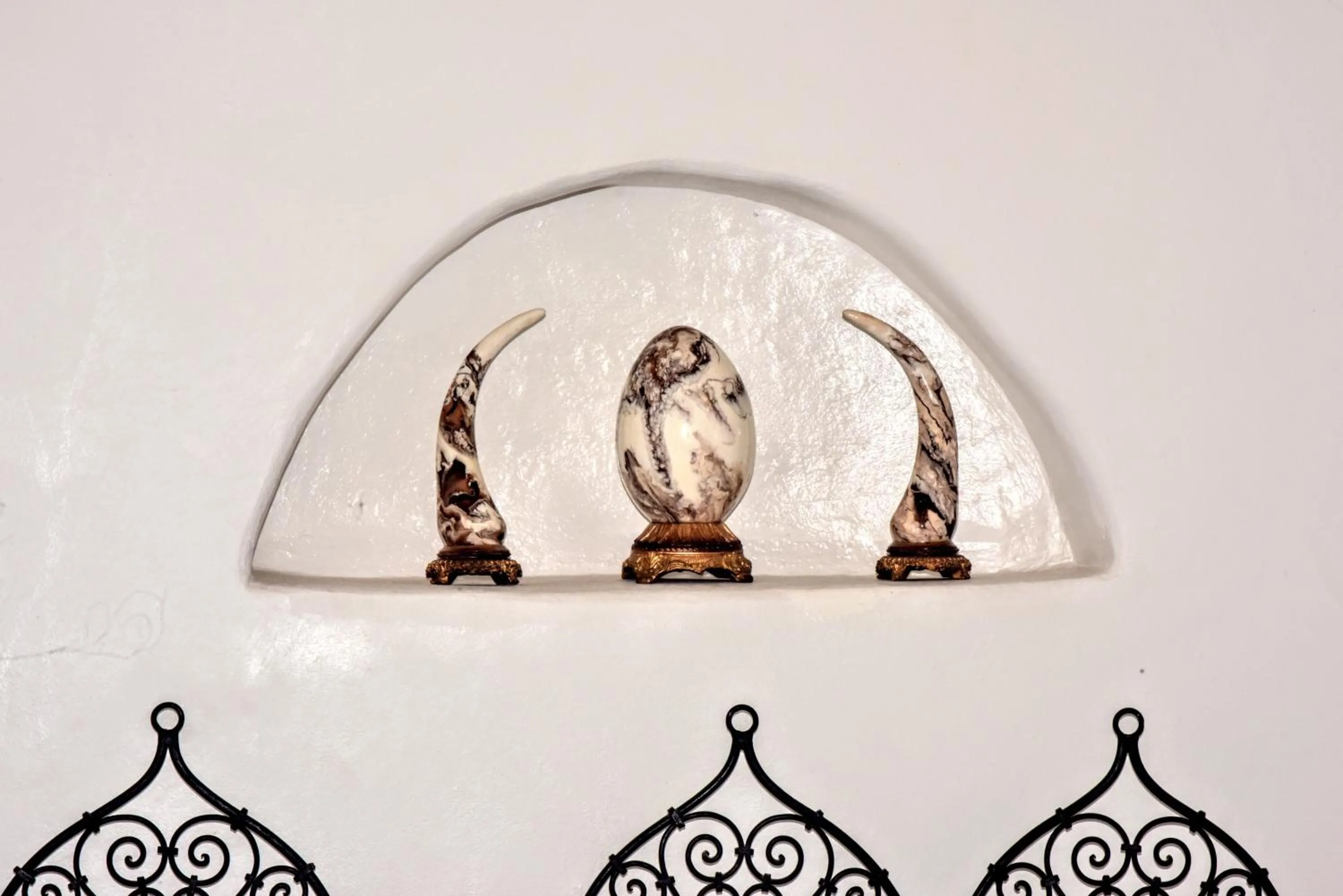 Decorative detail in Riad Razoli Sidi Daoui