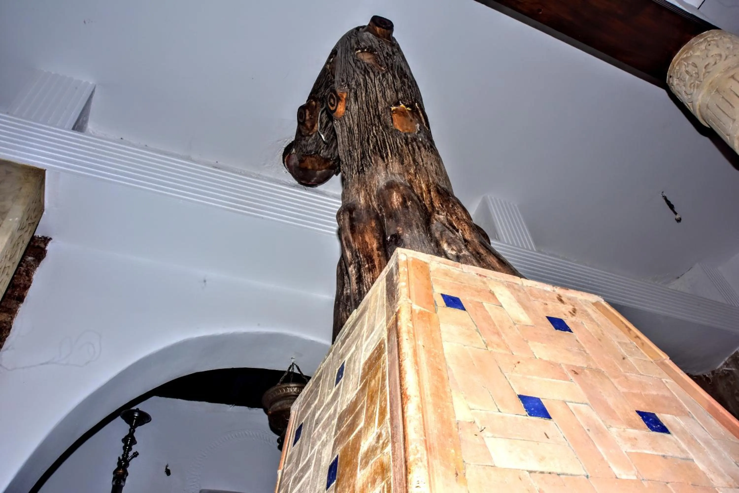 Decorative detail in Riad Razoli Sidi Daoui