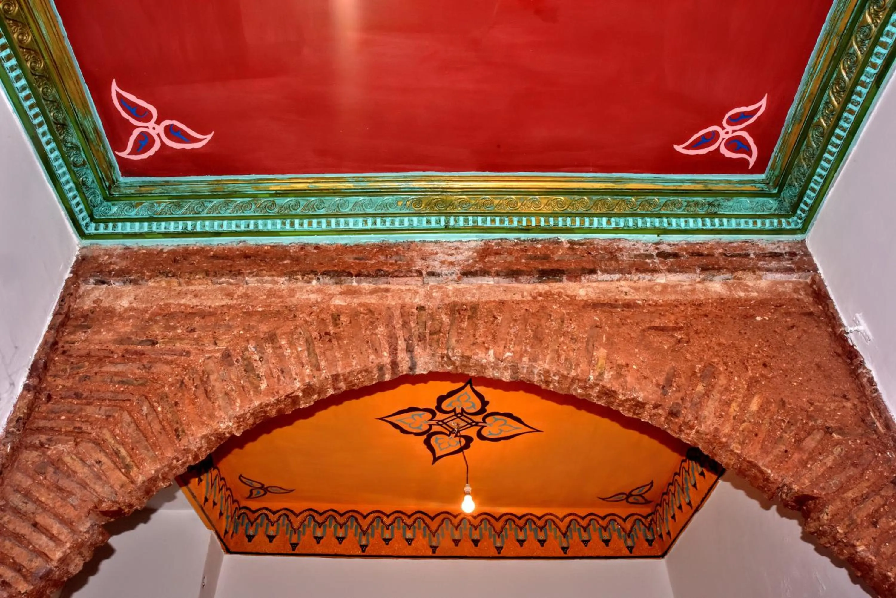 Decorative detail in Riad Razoli Sidi Daoui