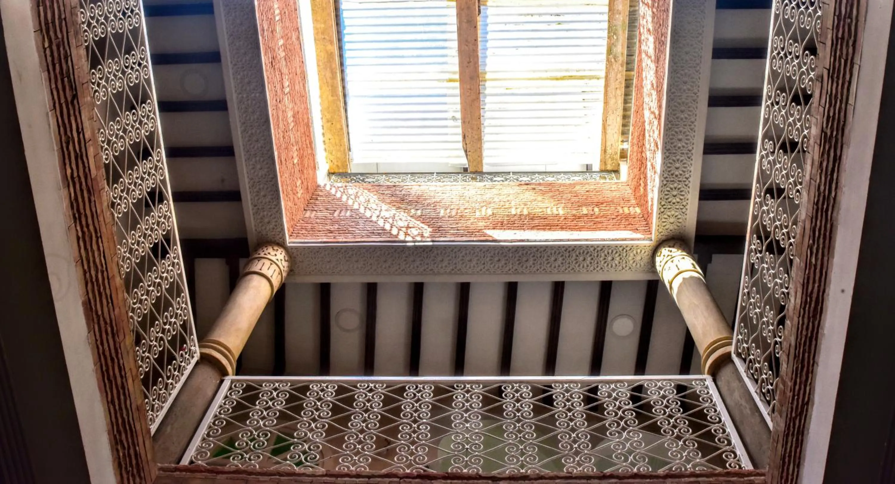 Decorative detail in Riad Razoli Sidi Daoui