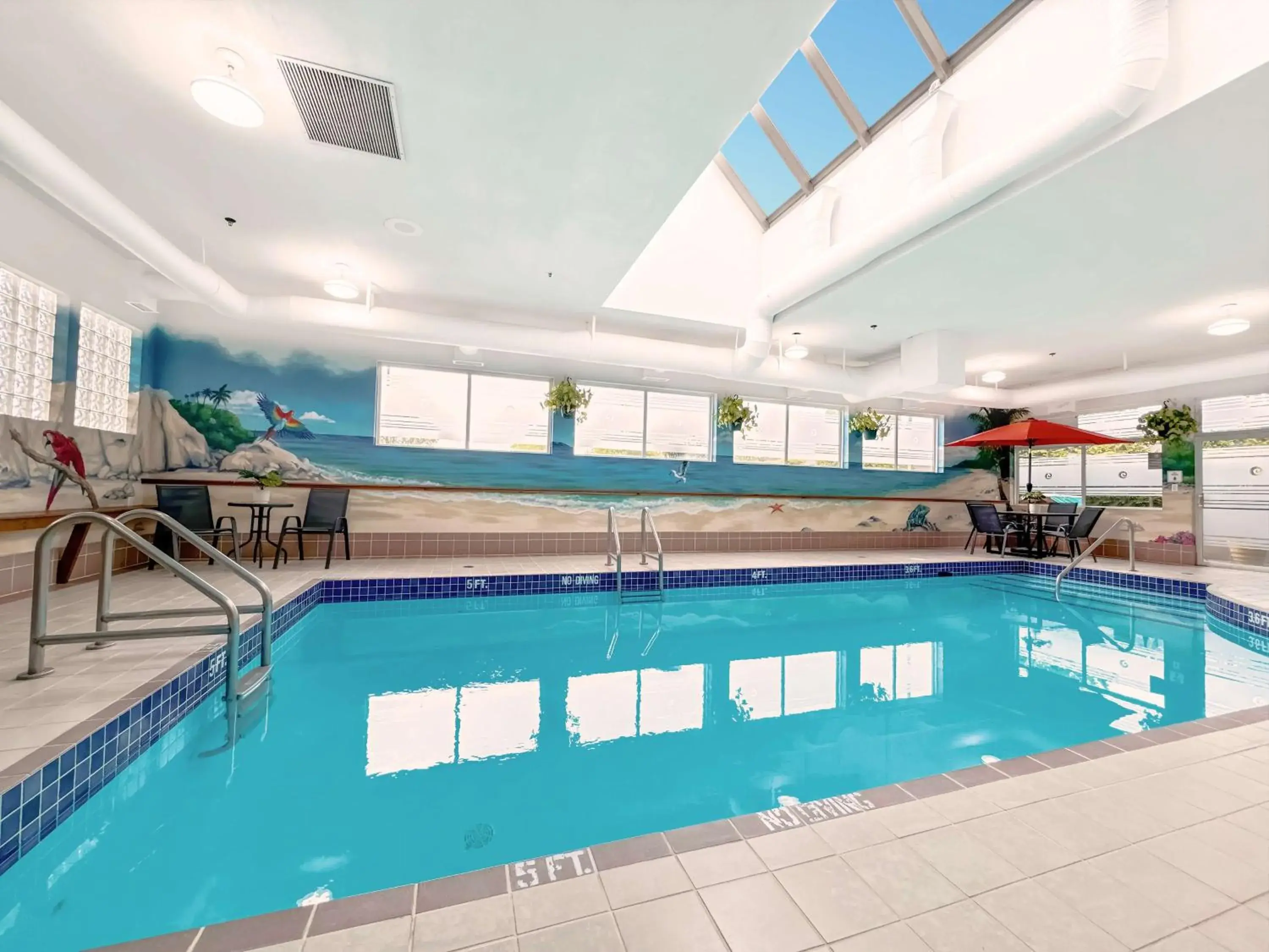 Pool view in Coast Abbotsford Hotel & Suites Pool view in Coast Abbotsford Hotel & Suites